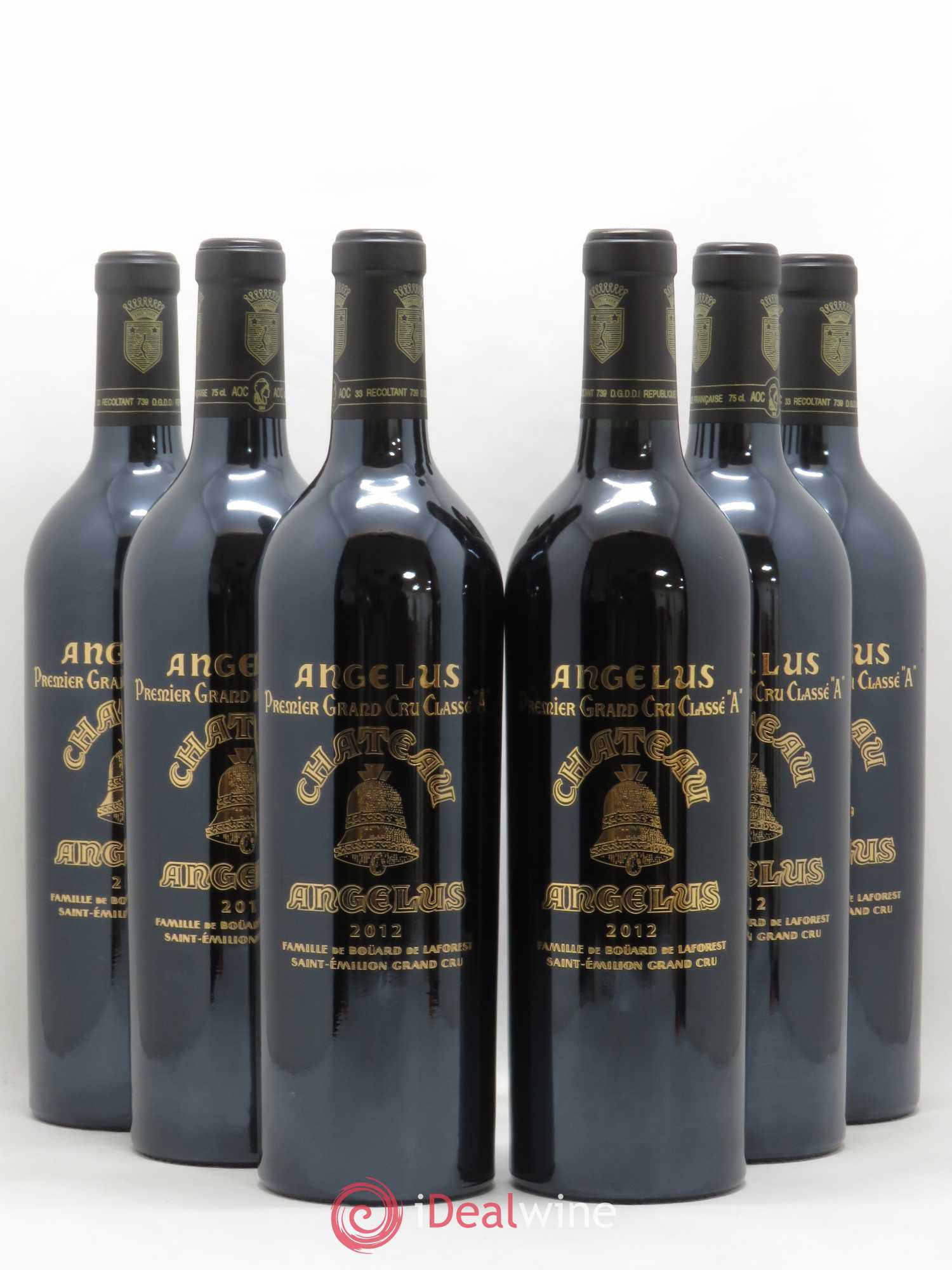 Château Angélus 1er Grand Cru Classé A 2012 - Lot de 6 bouteilles - 0