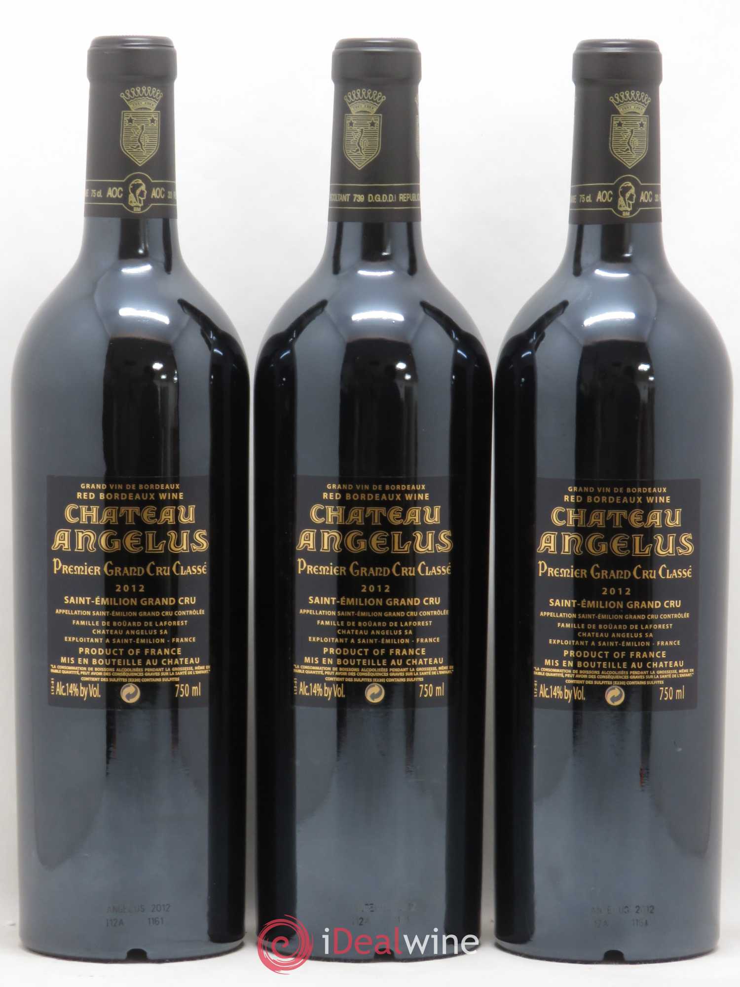 Château Angélus 1er Grand Cru Classé A 2012 - Lot de 6 bouteilles - 4