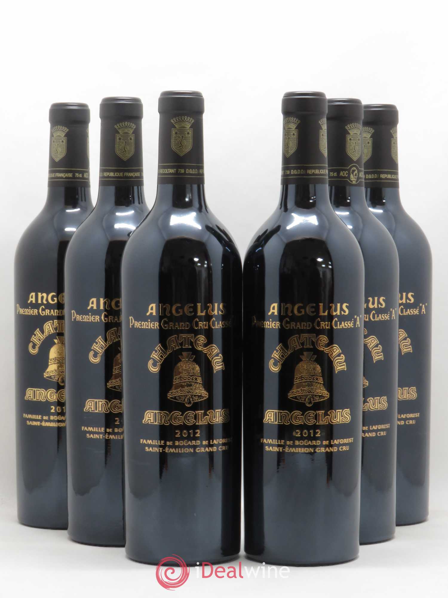 Château Angélus 1er Grand Cru Classé A 2012 - Lot de 6 bouteilles - 0