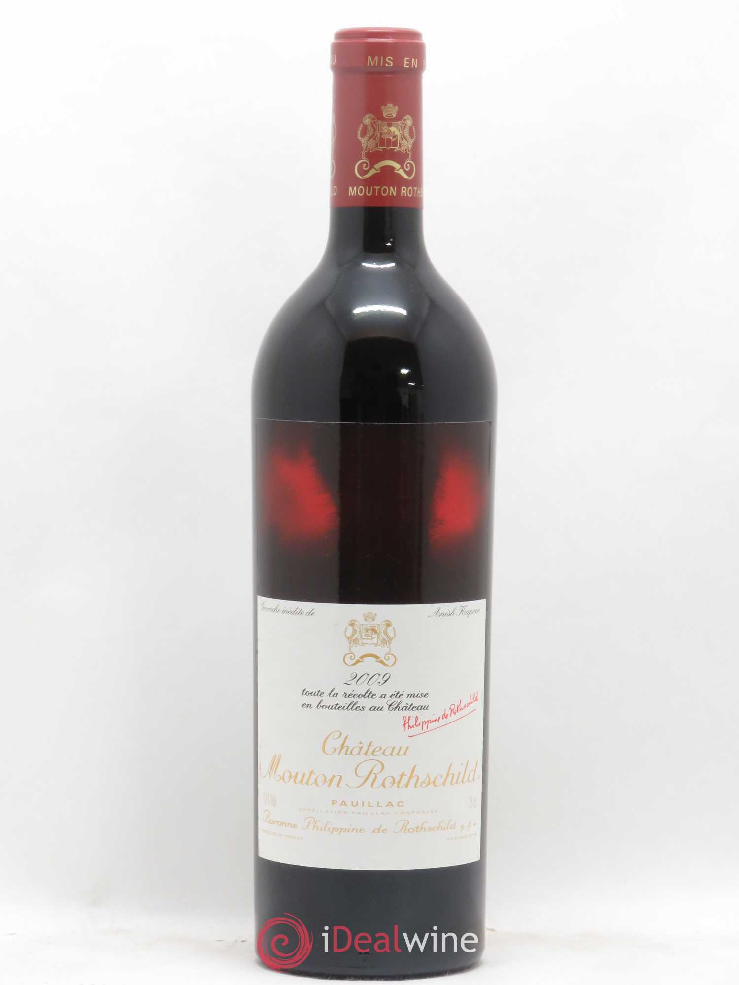 Château Mouton Rothschild 1er Grand Cru Classé 2009 - Lot de 1 bouteille - 0