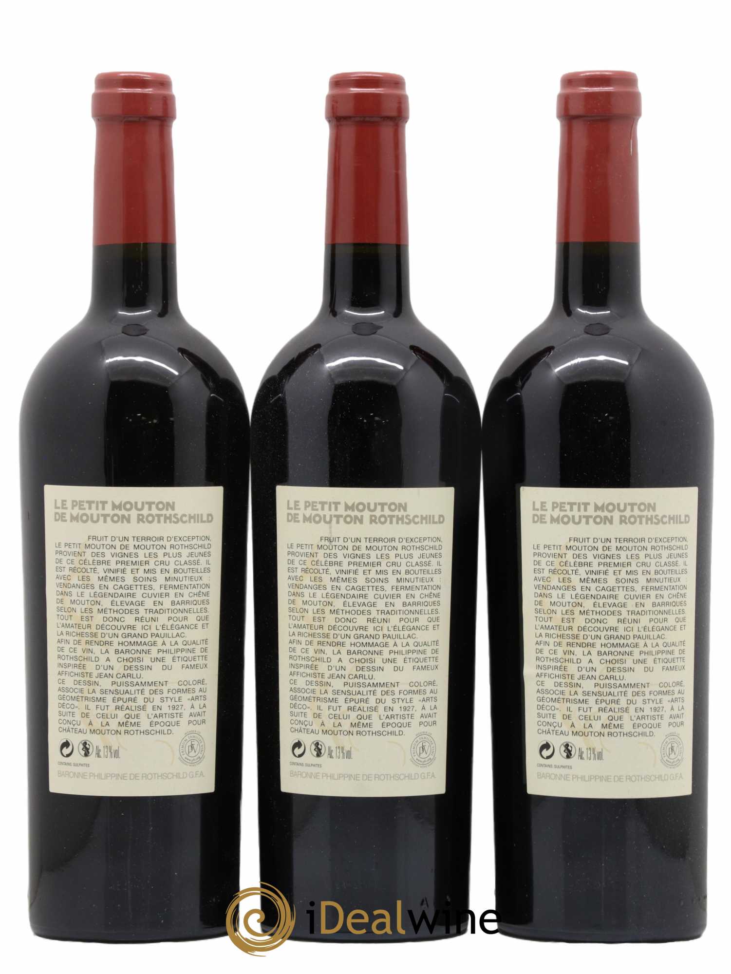 Petit Mouton Second Vin 2009 - Lot de 3 bouteilles - 1