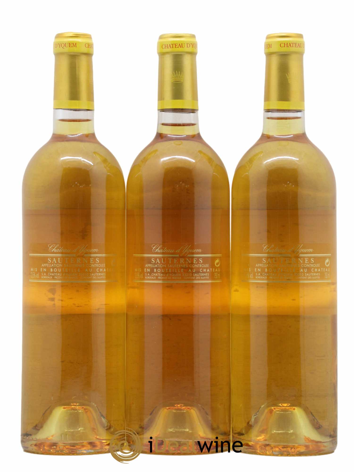 Château d' Yquem 1er Cru Classé Supérieur 2005 - Lot de 3 bouteilles - 1