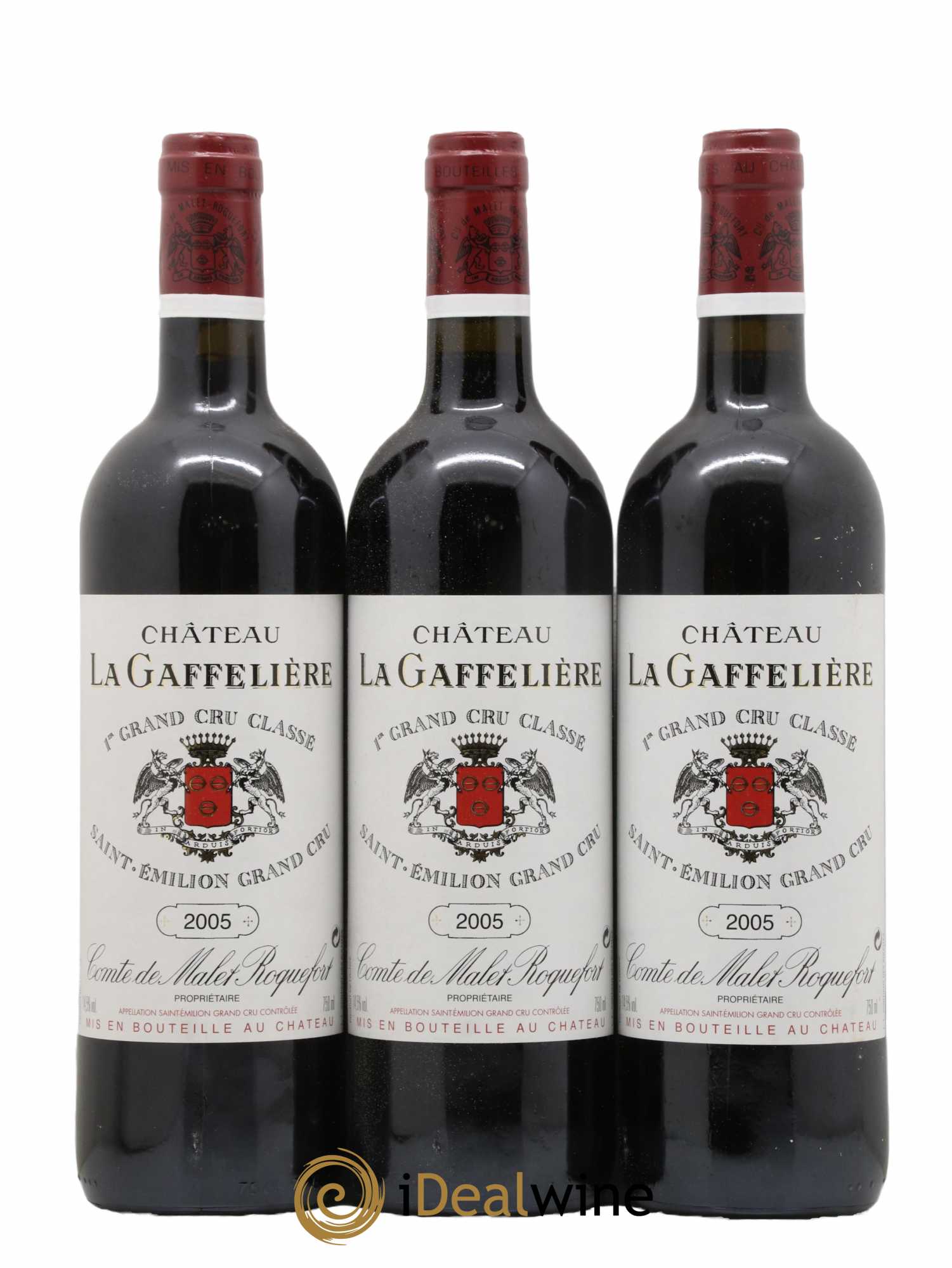 Château la Gaffelière 1er Grand Cru Classé B 2005 - Lot de 3 bouteilles - 0