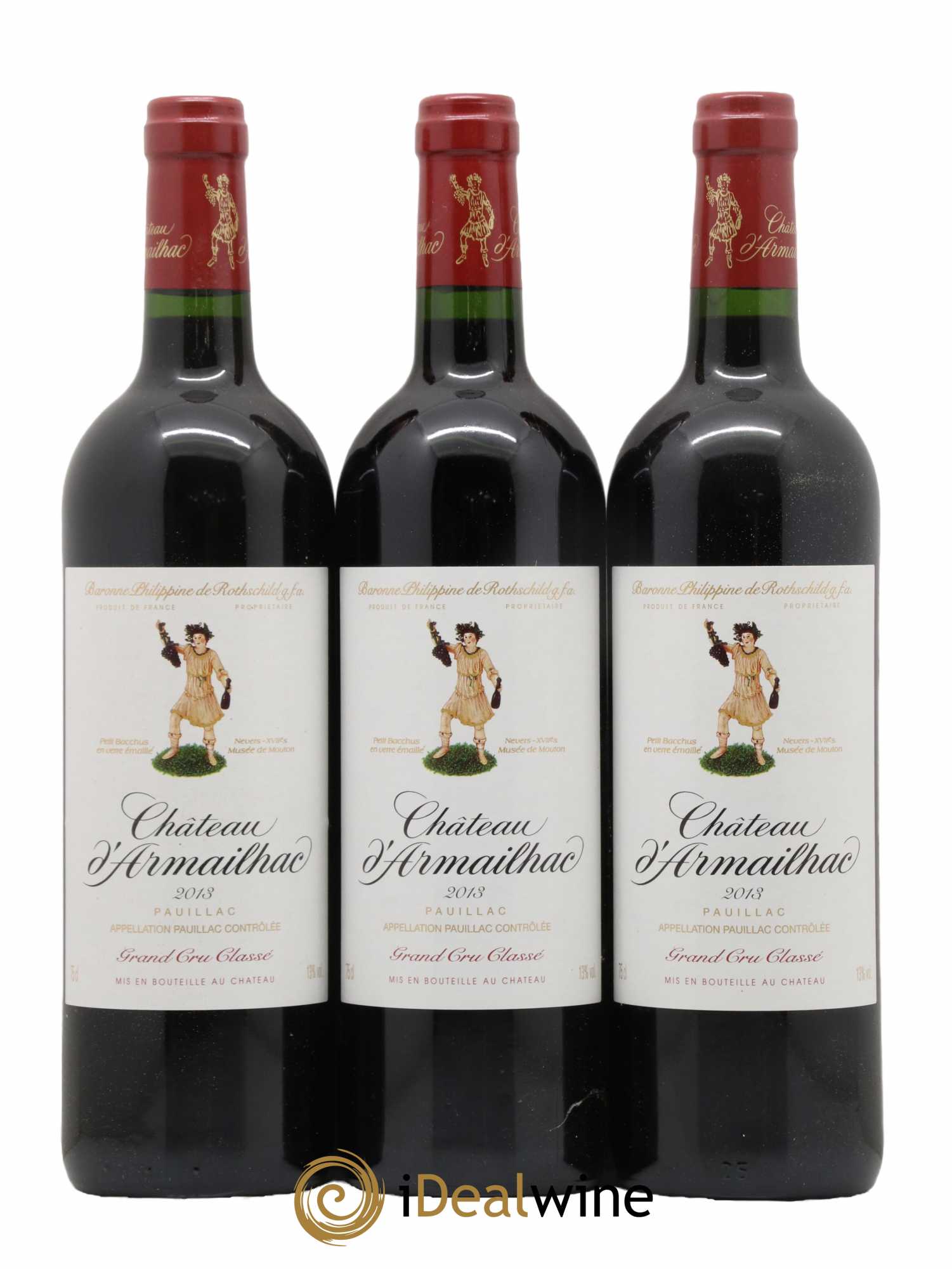 Château d' Armailhac - Mouton Baron(ne) Philippe 5ème Grand Cru Classé 2013 - Lot de 6 bouteilles - 2