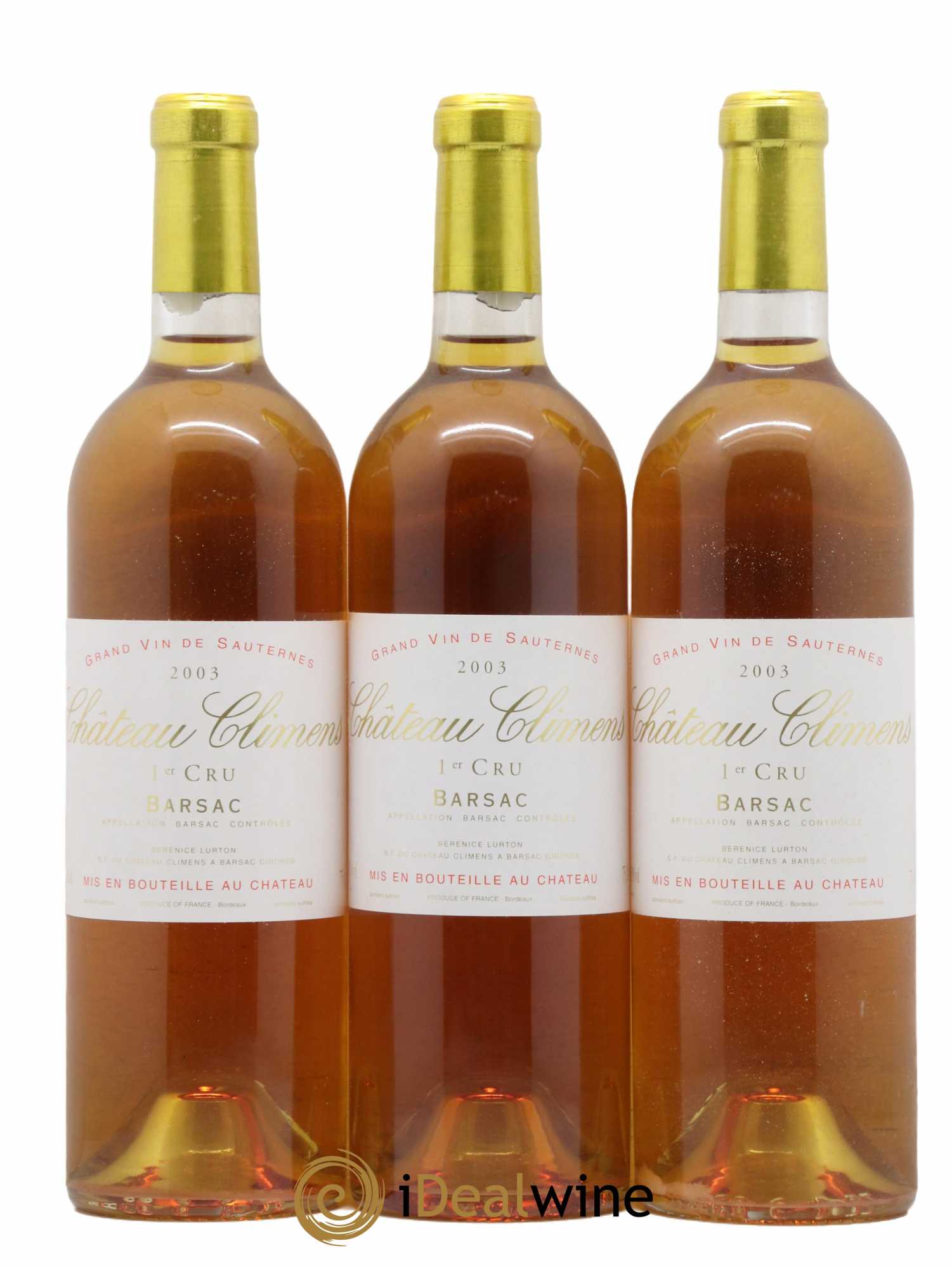 Château Climens 1er Grand Cru Classé 2003 - Lotto di 6 bottiglie - 1
