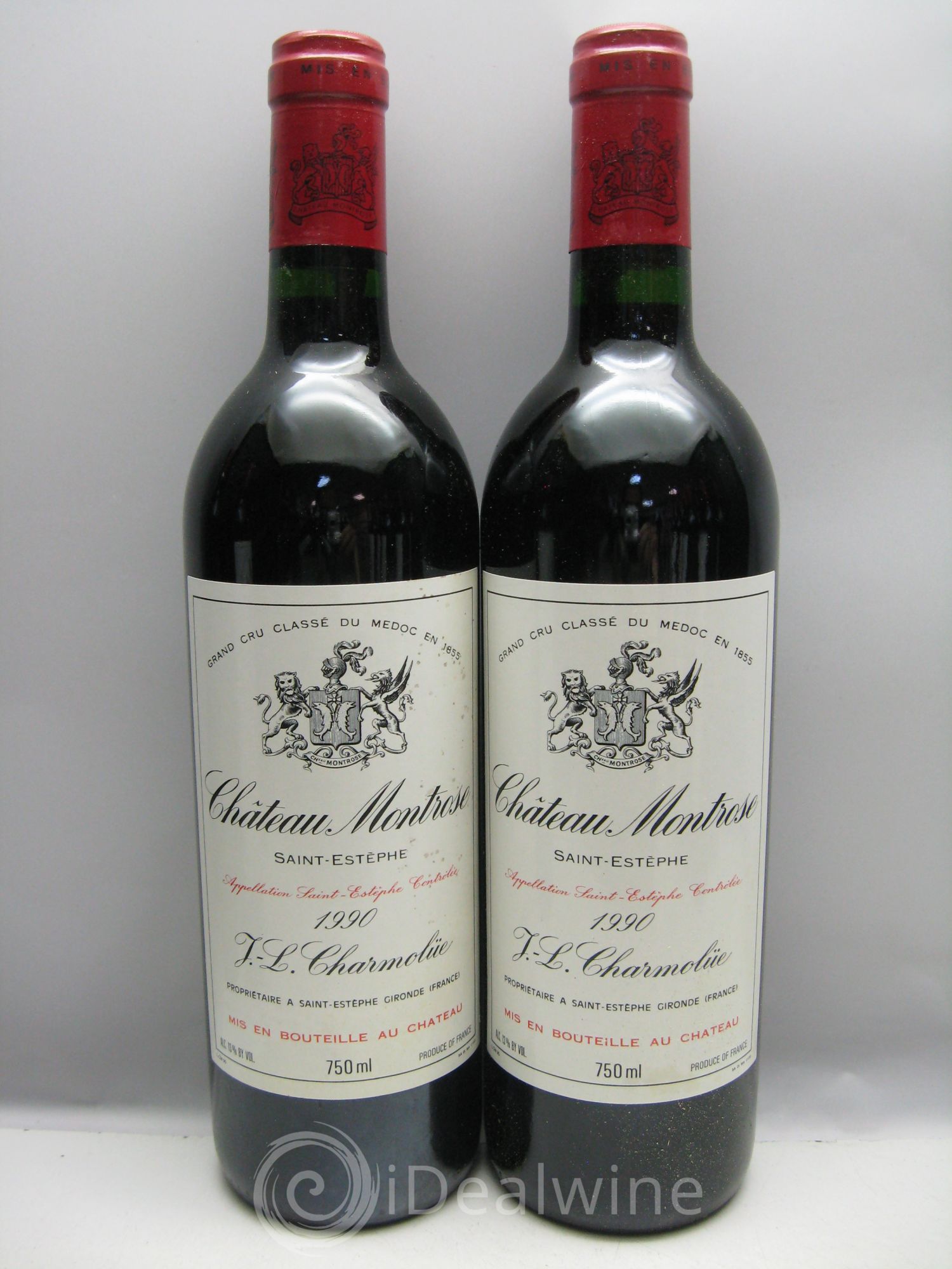 Château Montrose 2ème Grand Cru Classé 1990 - Lot de 12 bouteilles - 1