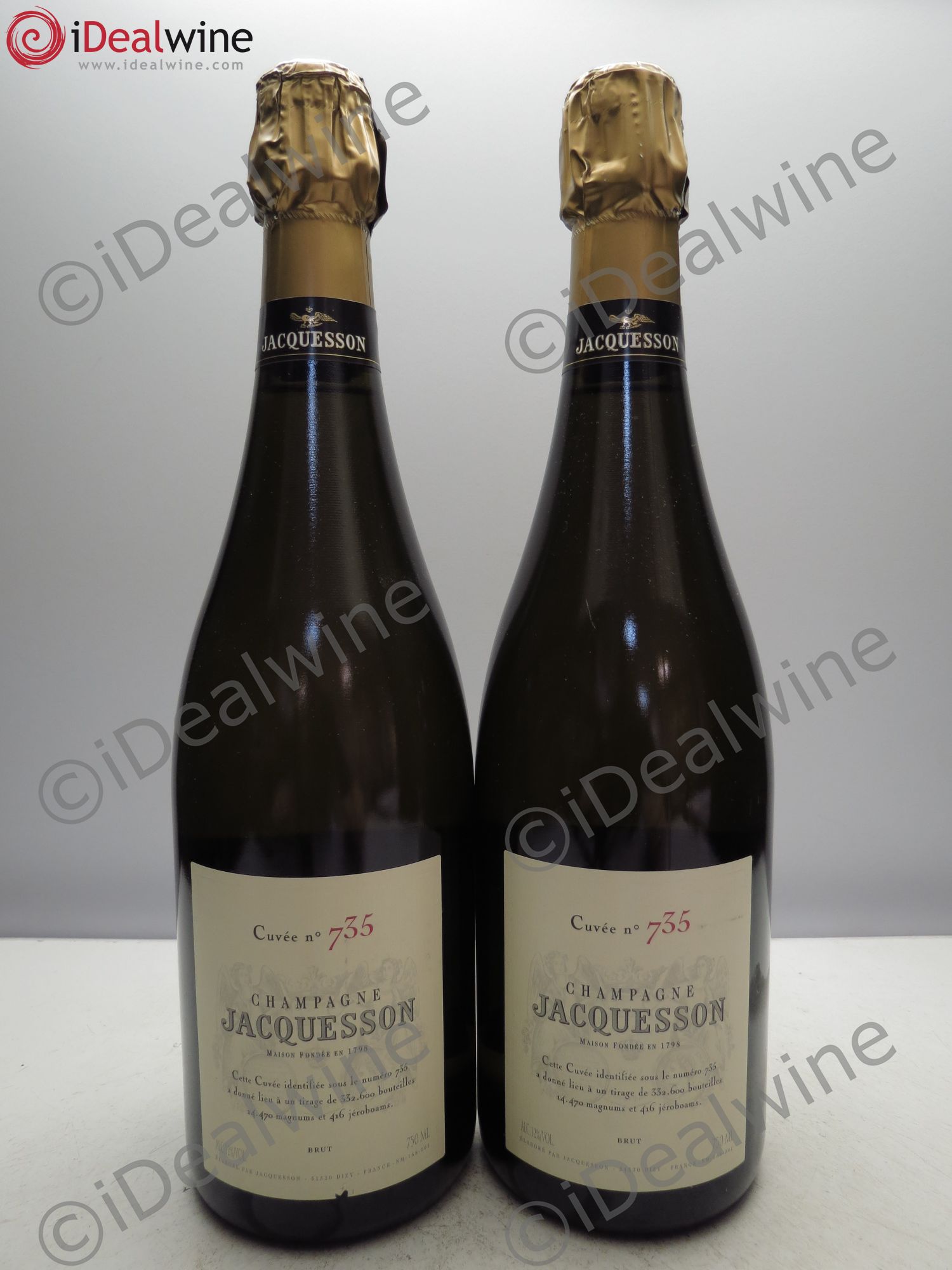 Cuvée 735 Jacquesson - Lot de 2 bouteilles - 0