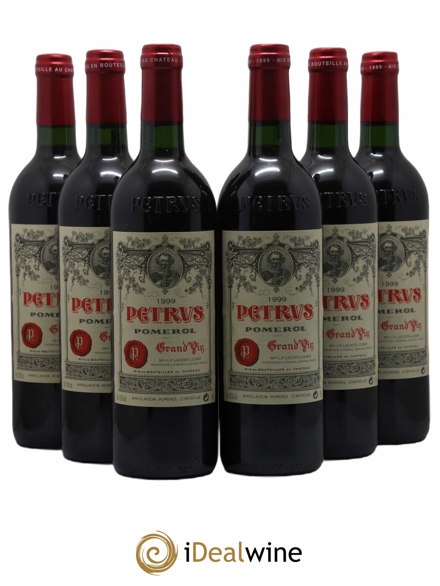 Petrus 1999 - Lot de 6 bouteilles - 0