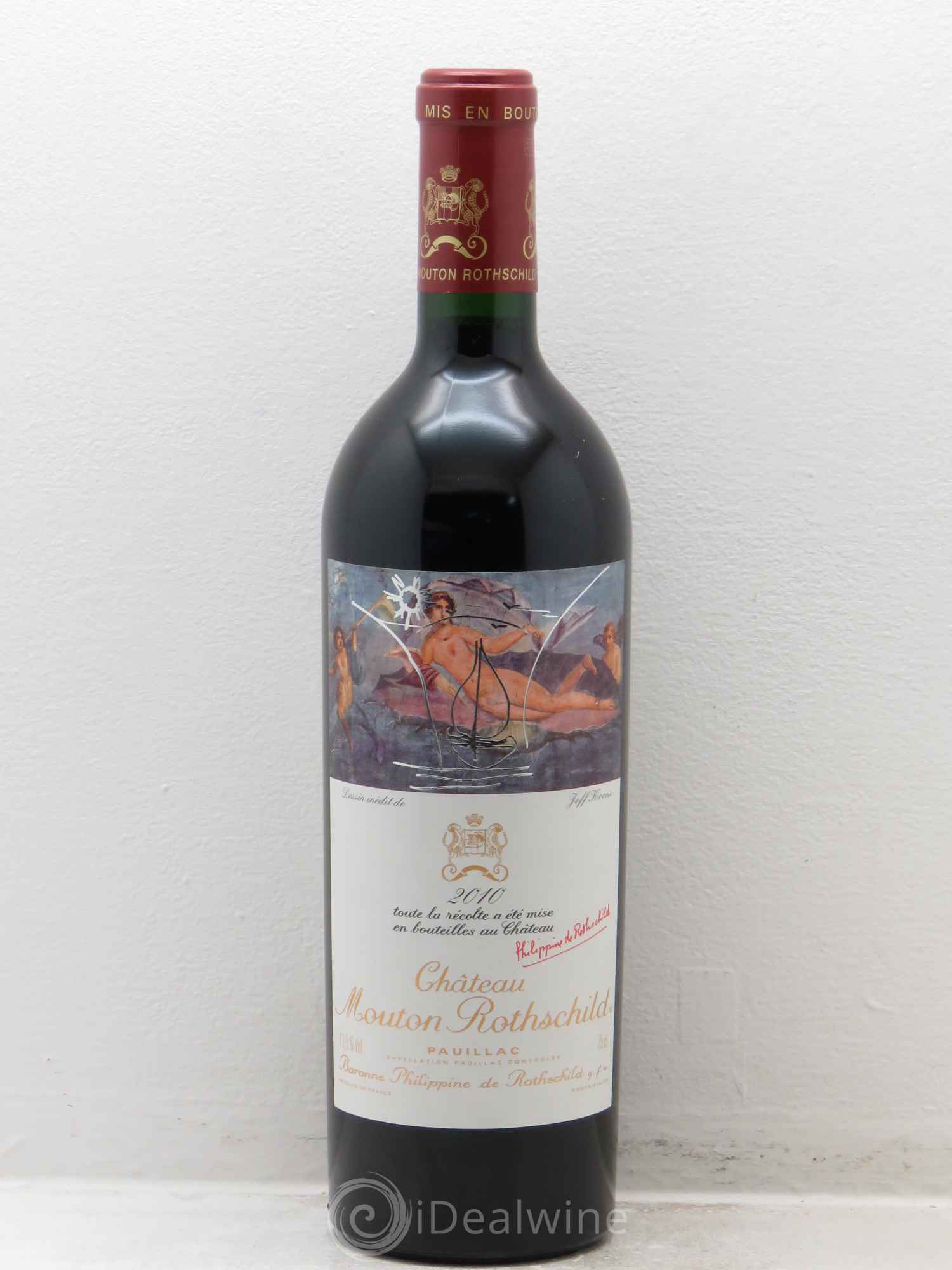 Château Mouton Rothschild 1er Grand Cru Classé 2010 - Lot de 1 bouteille - 0