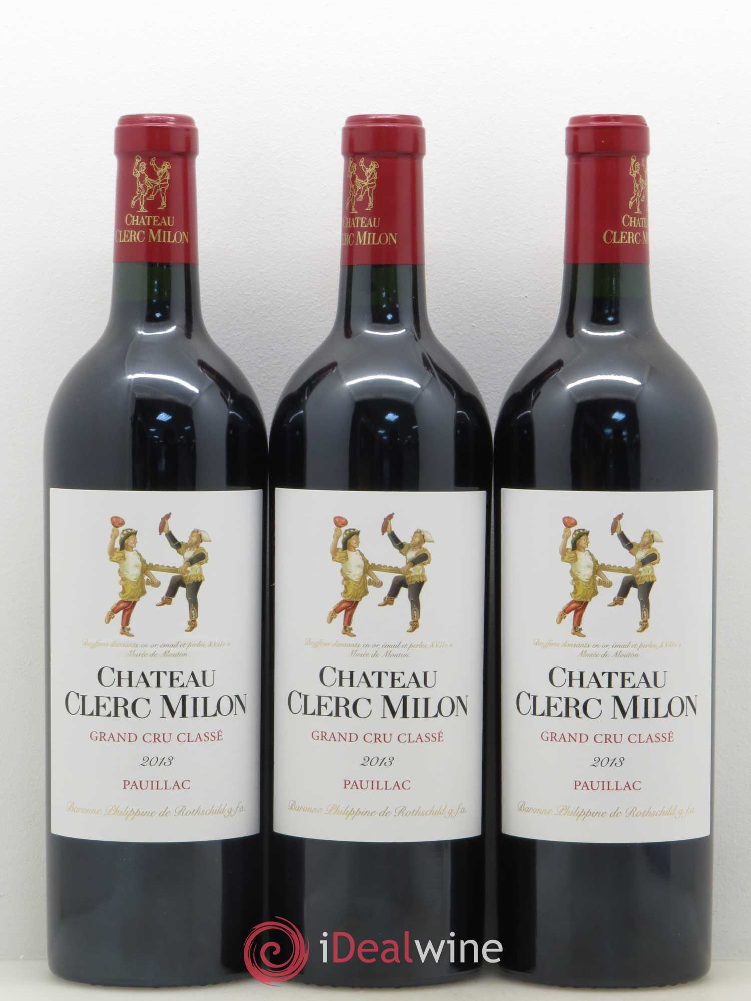Château Clerc Milon 5ème Grand Cru Classé 2013 - Lot de 6 bouteilles - 1