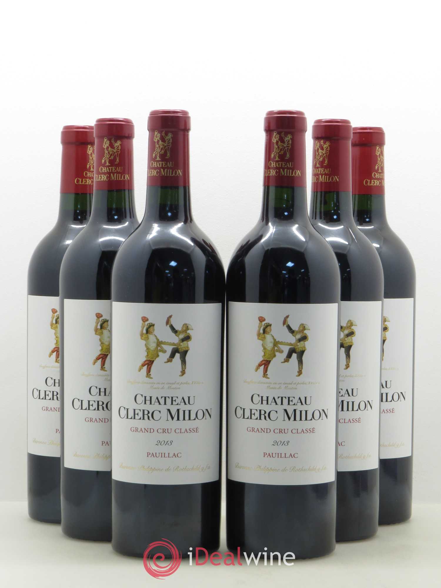 Château Clerc Milon 5ème Grand Cru Classé 2013 - Lot de 6 bouteilles - 0