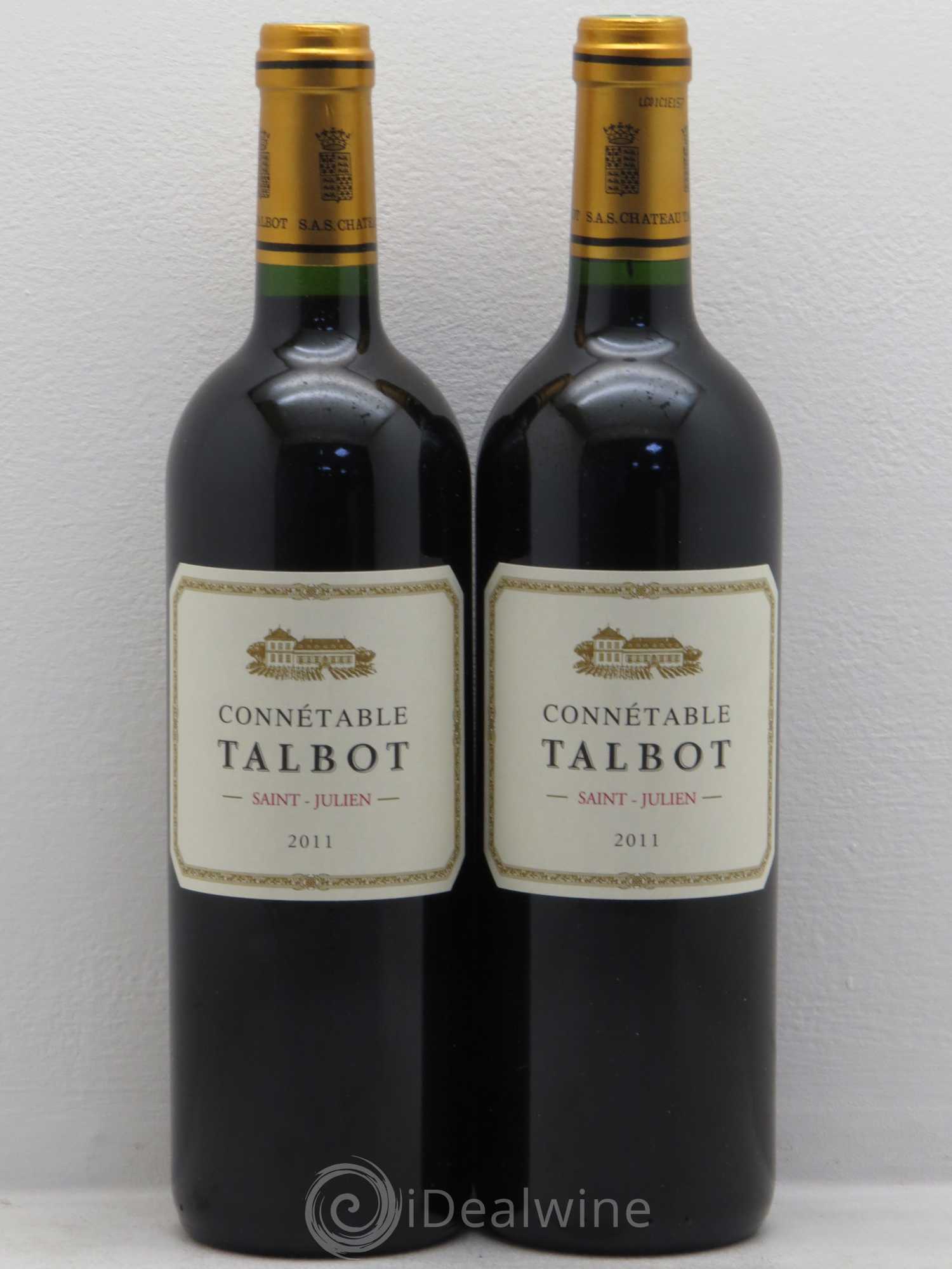 Connétable de Talbot Second Vin 2011 - Posten von 2 Flaschen - 0