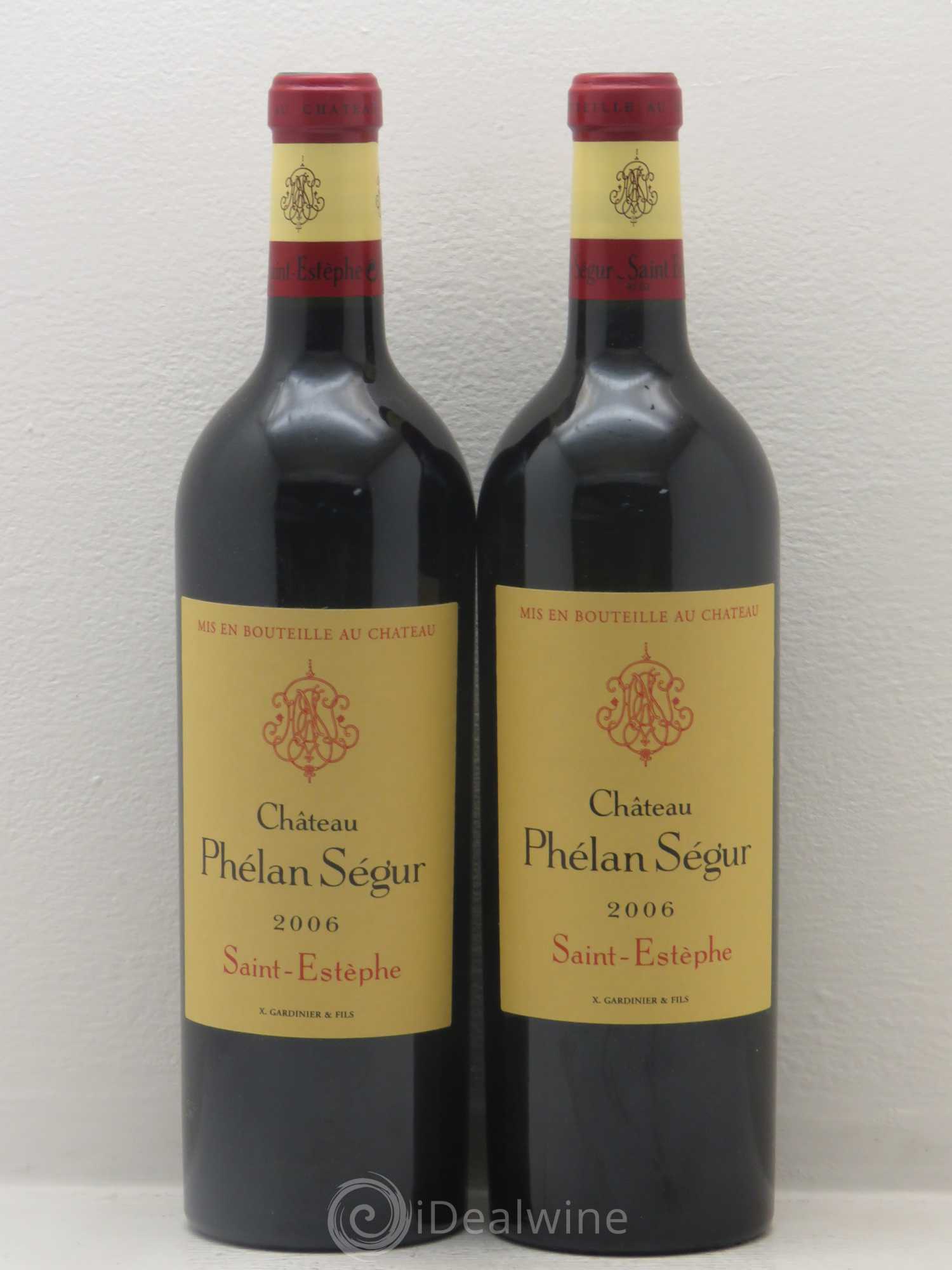 Château Phélan Ségur 2006 - Lot de 2 bouteilles - 0