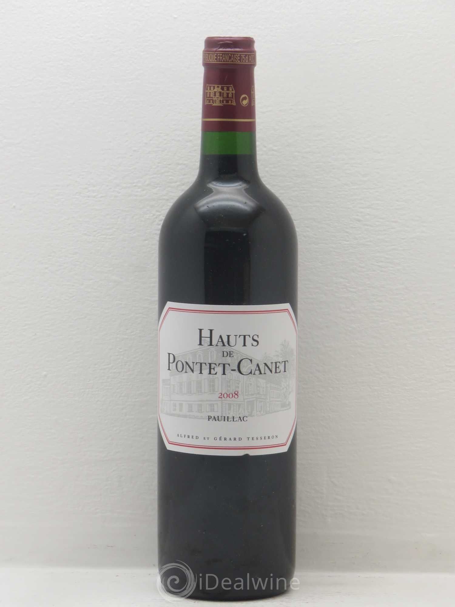 Les Hauts de Pontet-Canet Second Vin 2008 - Lot de 1 bouteille - 0