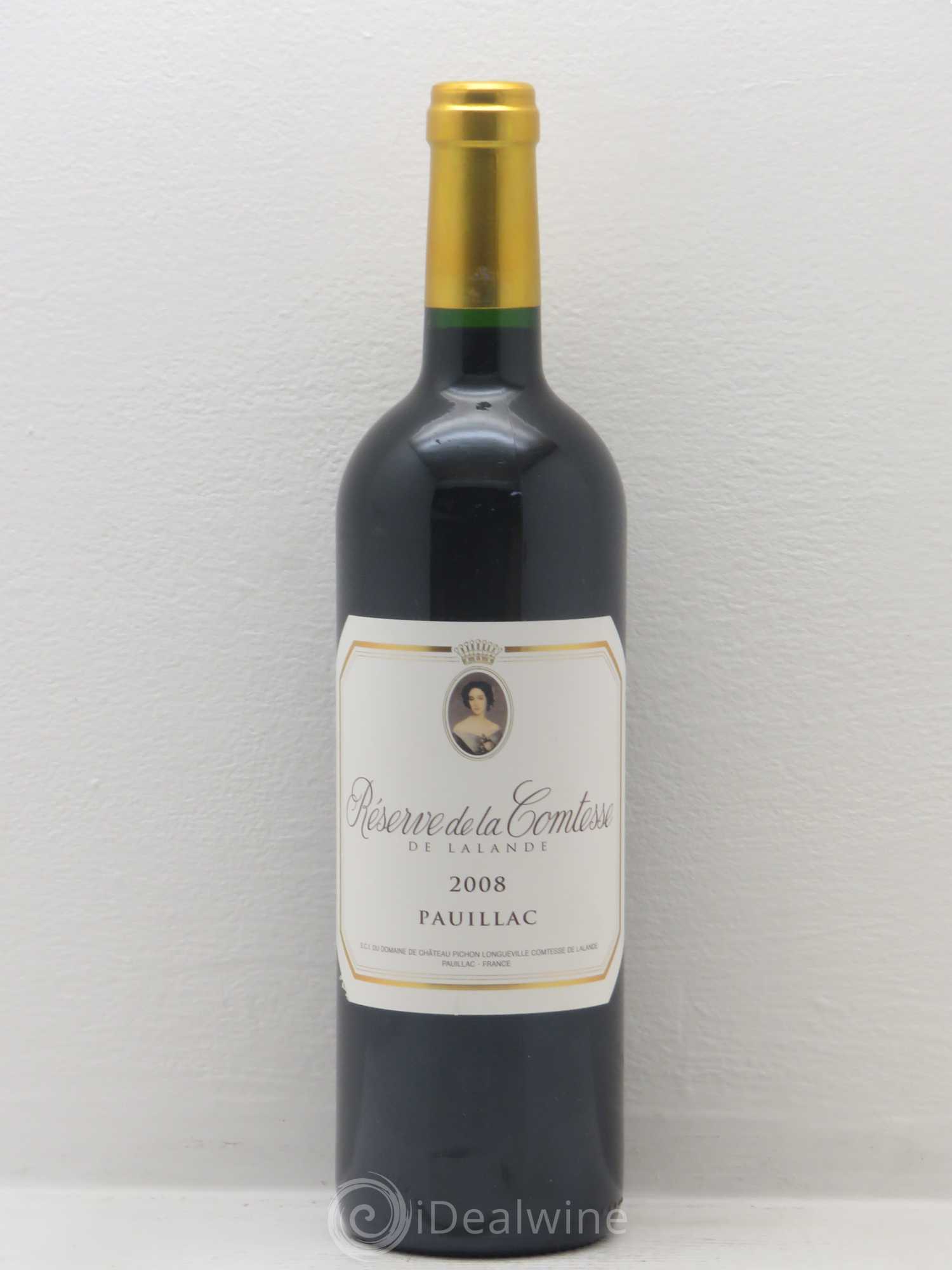 Réserve de la Comtesse Second Vin 2008 - Lot de 1 bouteille - 0