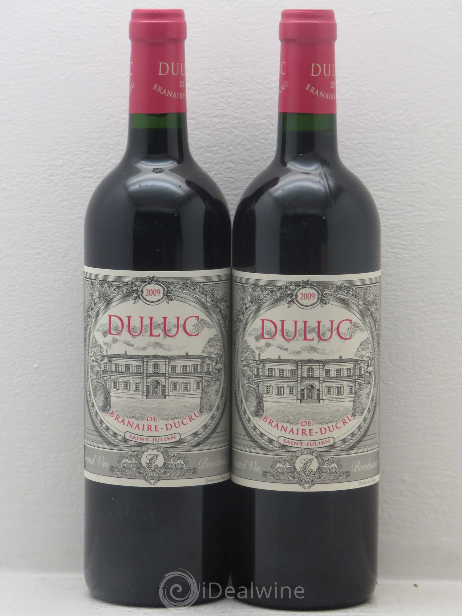 Duluc de Branaire Second Vin 2009 - Lot de 2 bouteilles - 0