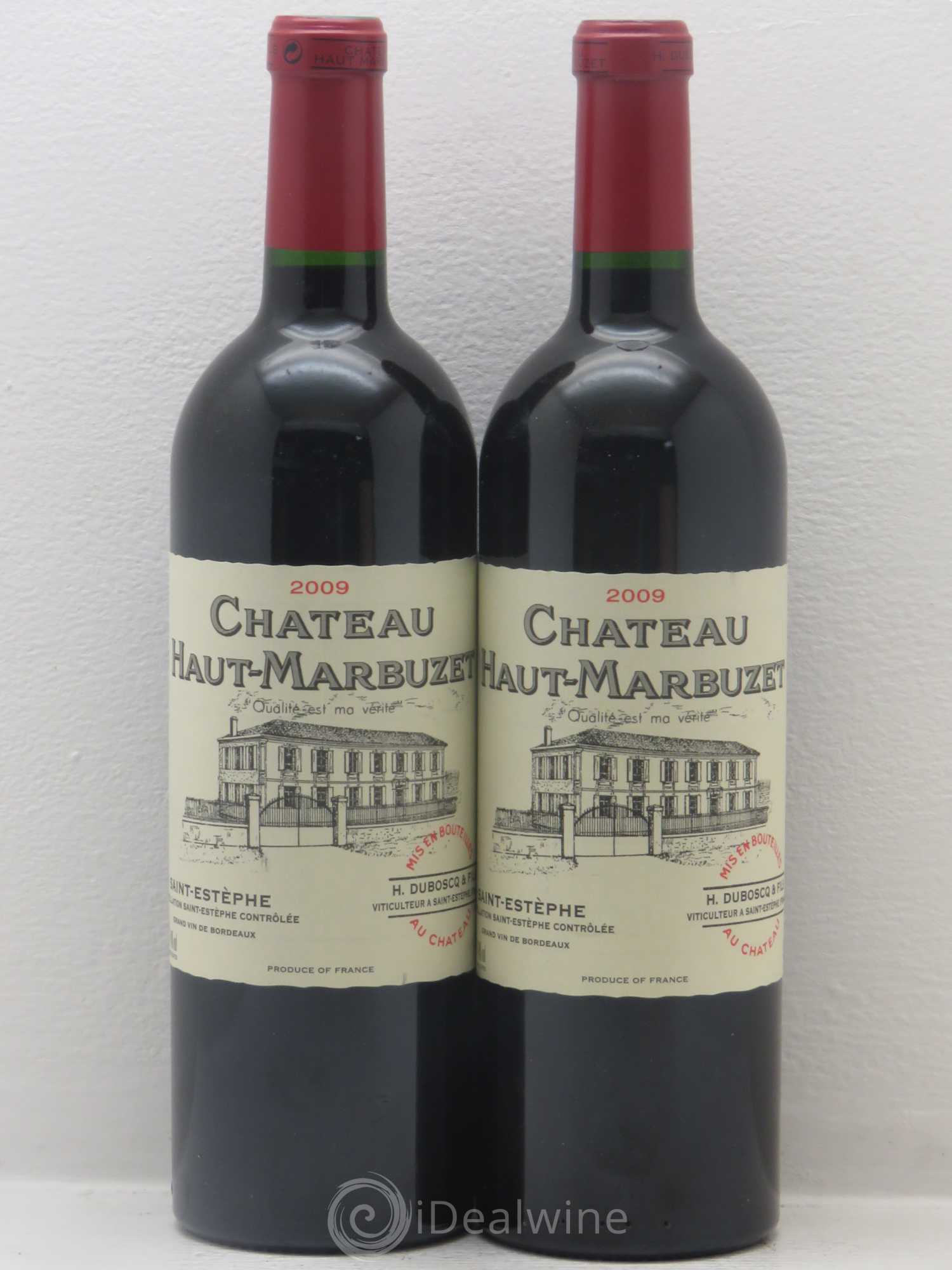 Château Haut Marbuzet (sans prix de réserve) 2009 - Lot de 2 bouteilles - 0
