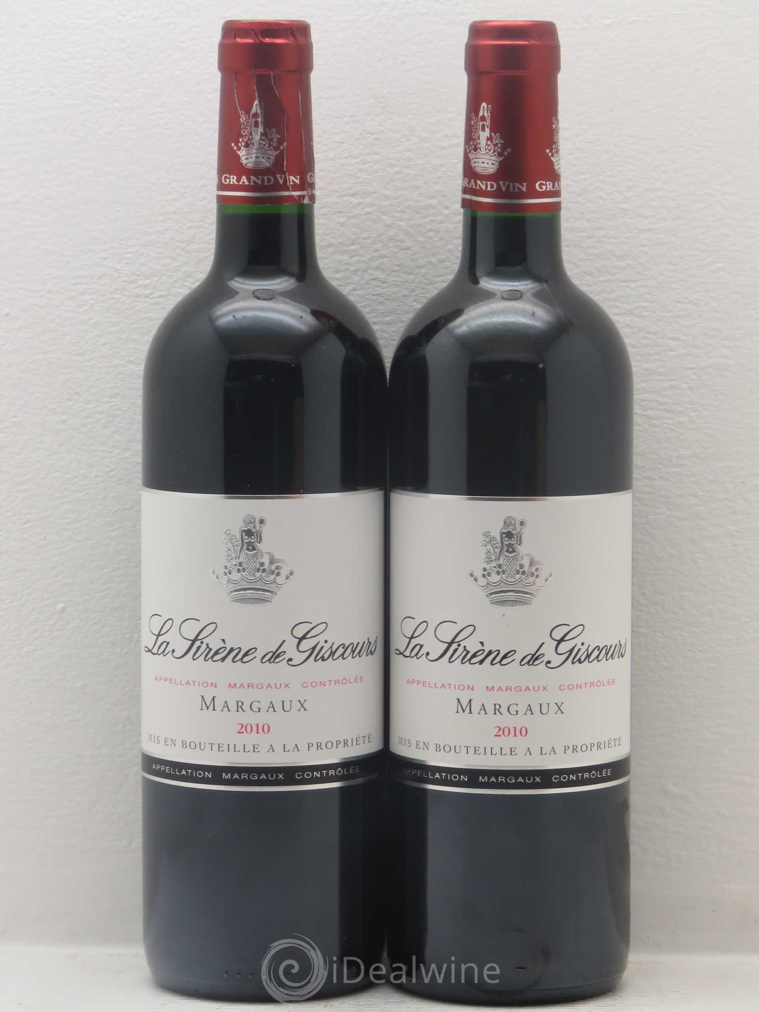La Sirène de Giscours 2010 - Lot de 2 bouteilles - 0