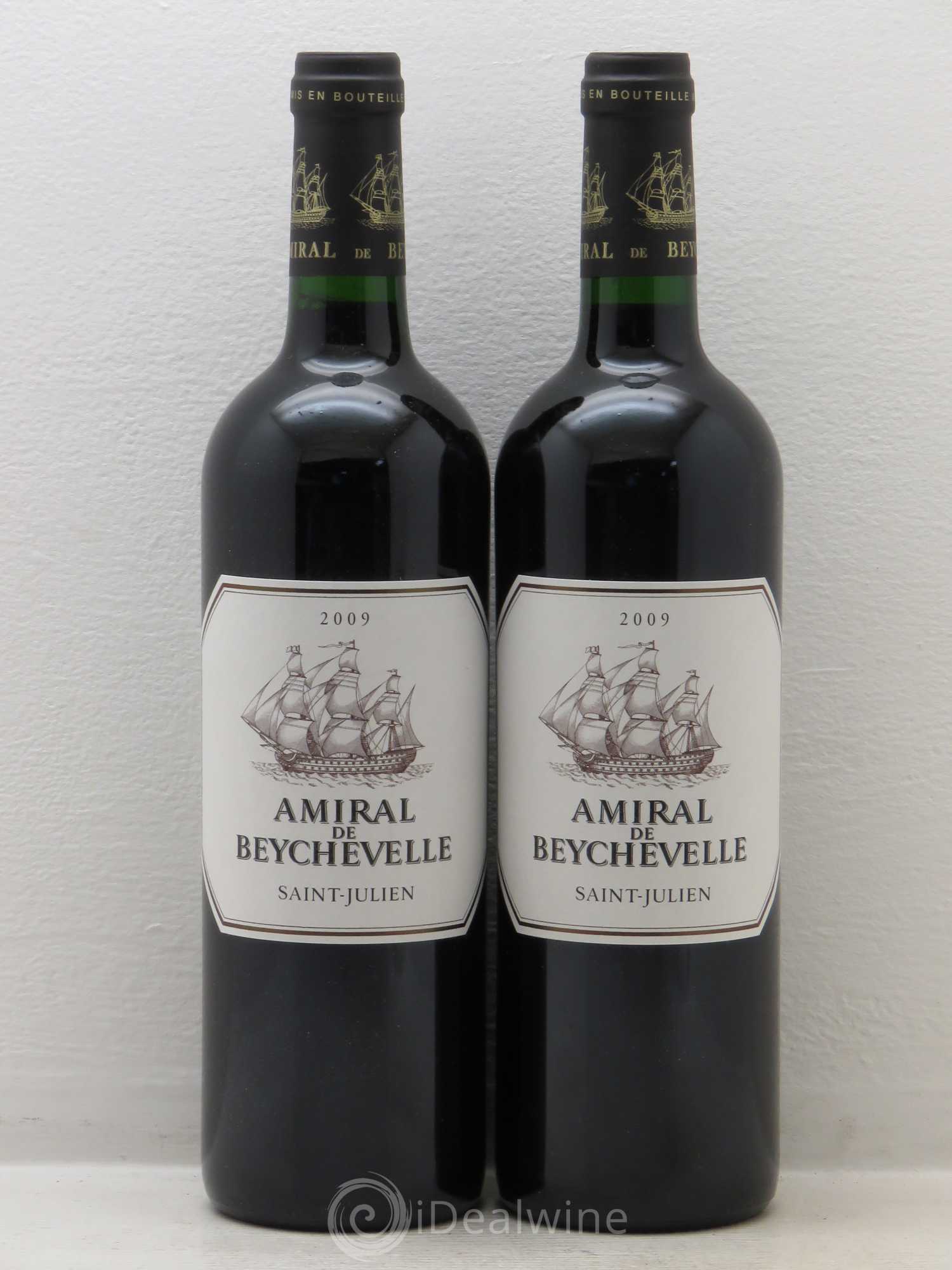 Amiral de Beychevelle Second Vin 2009 - Lot de 2 bouteilles - 0