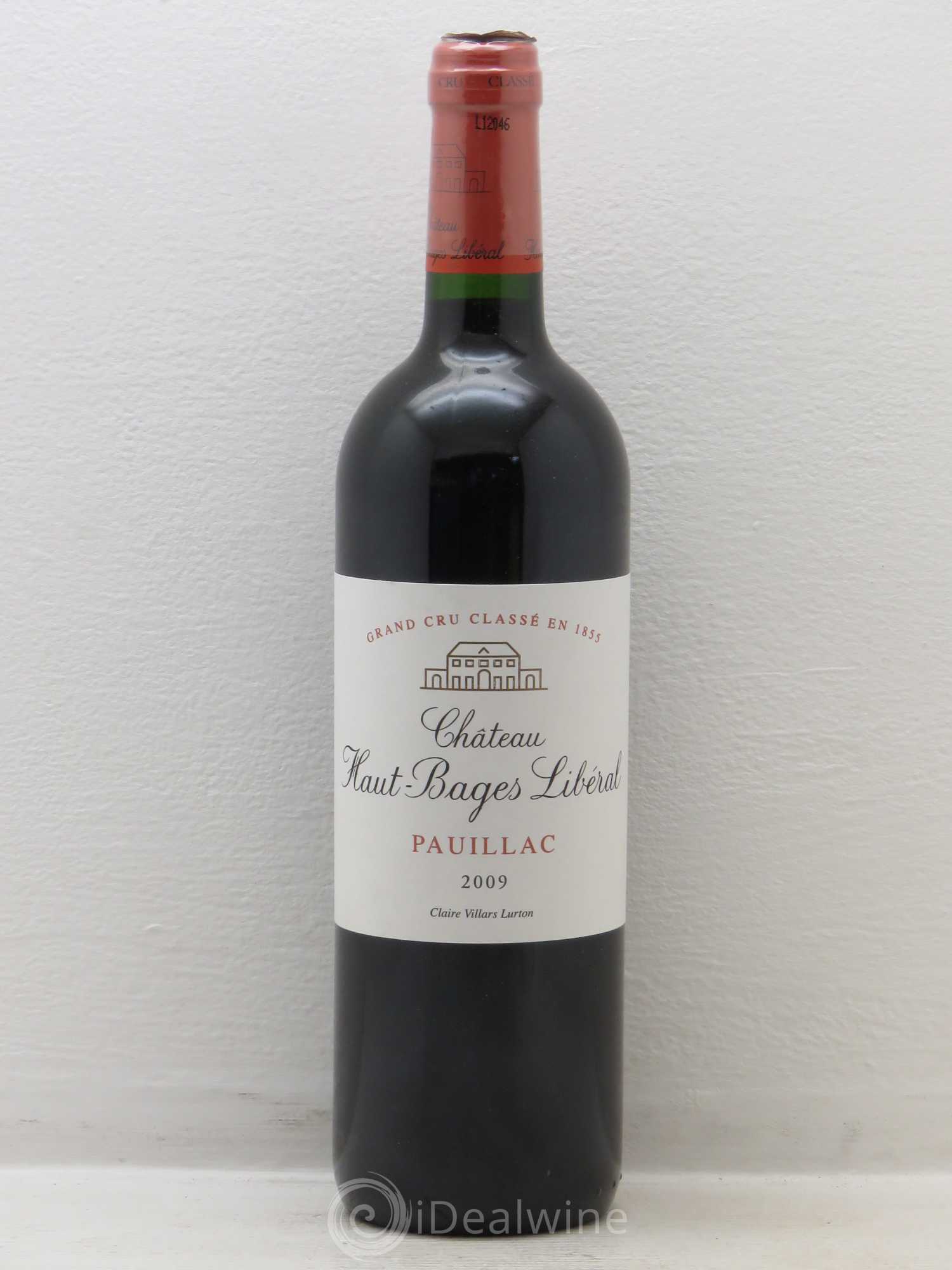 Château Haut Bages Libéral 5ème Grand Cru Classé 2009 - Lot de 1 bouteille - 0