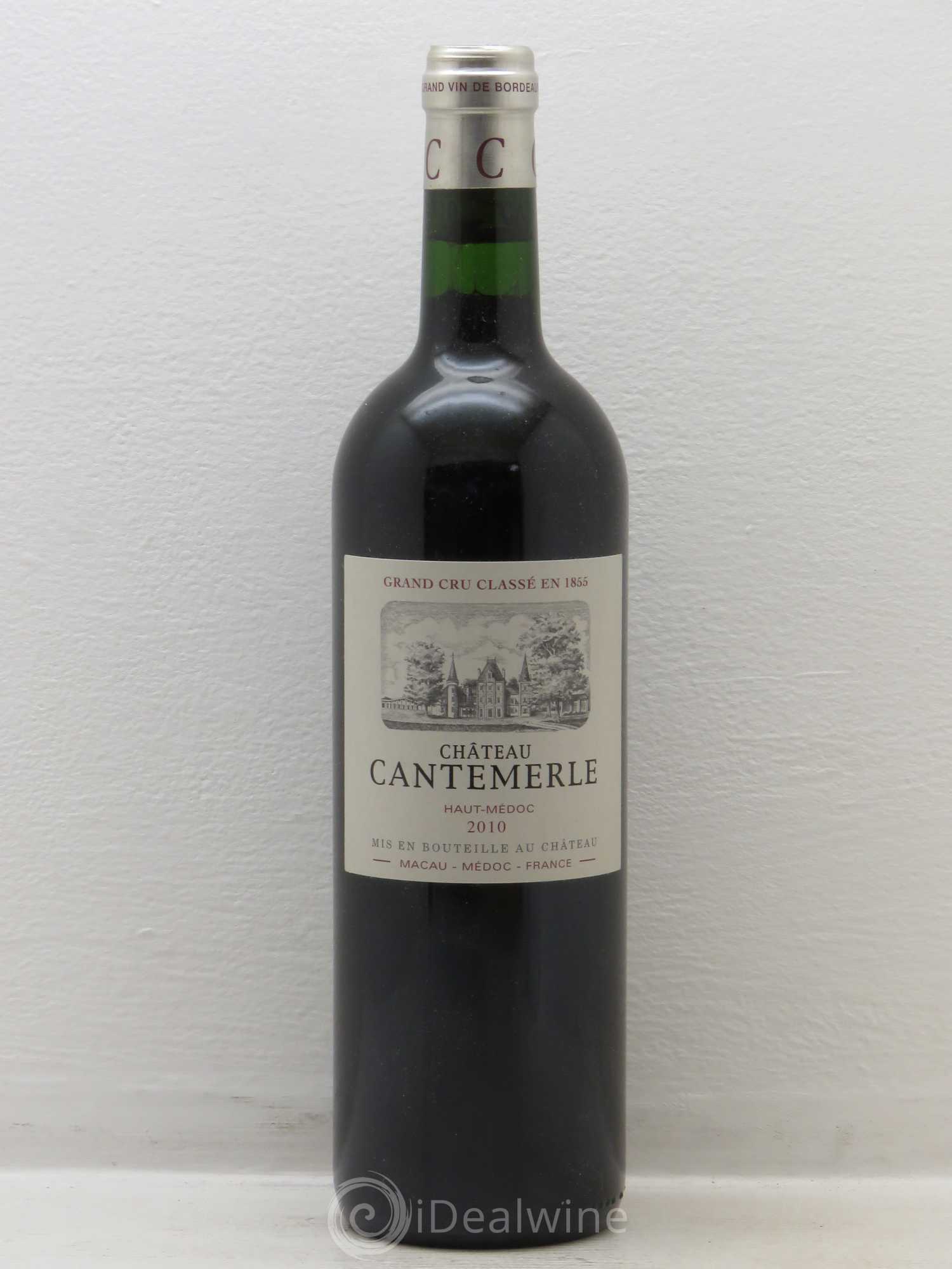 Château Cantemerle 5ème Grand Cru Classé 2010 - Lot de 1 bouteille - 0