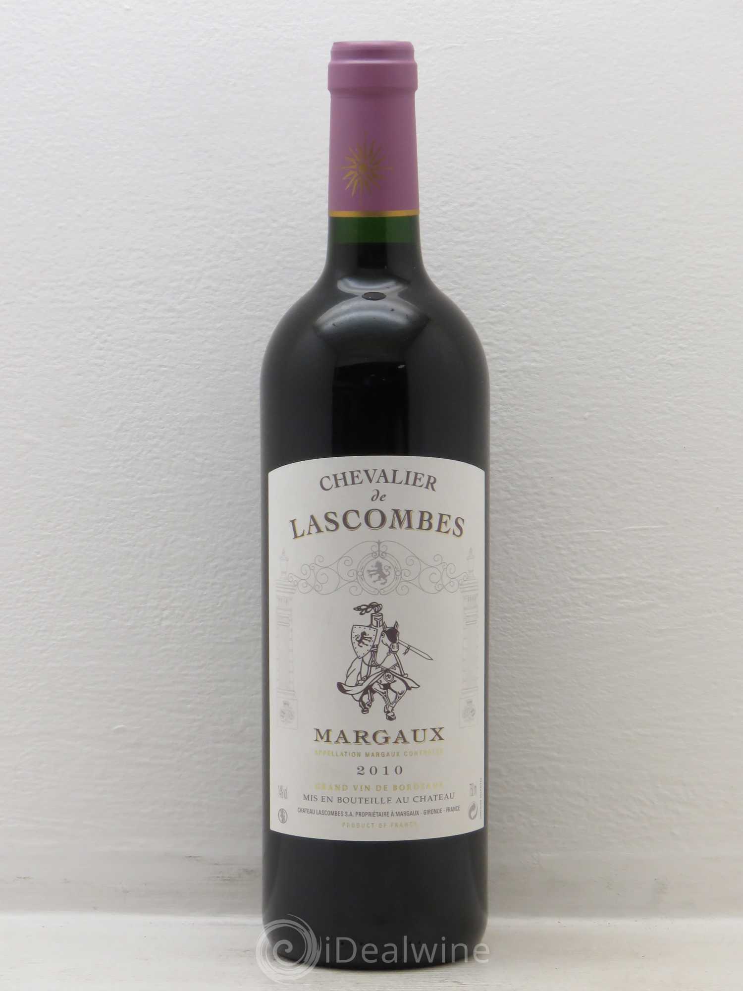 Chevalier de Lascombes Second Vin 2010 - Lot de 1 bouteille - 0