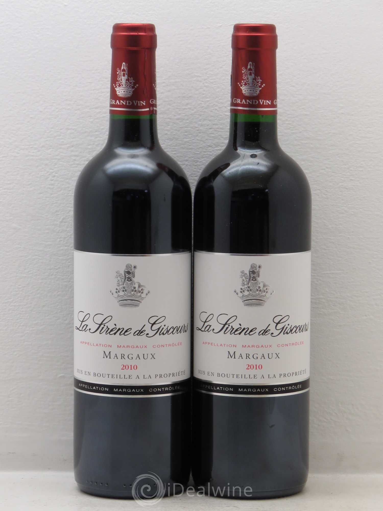 La Sirène de Giscours 2010 - Lot de 2 bouteilles - 0