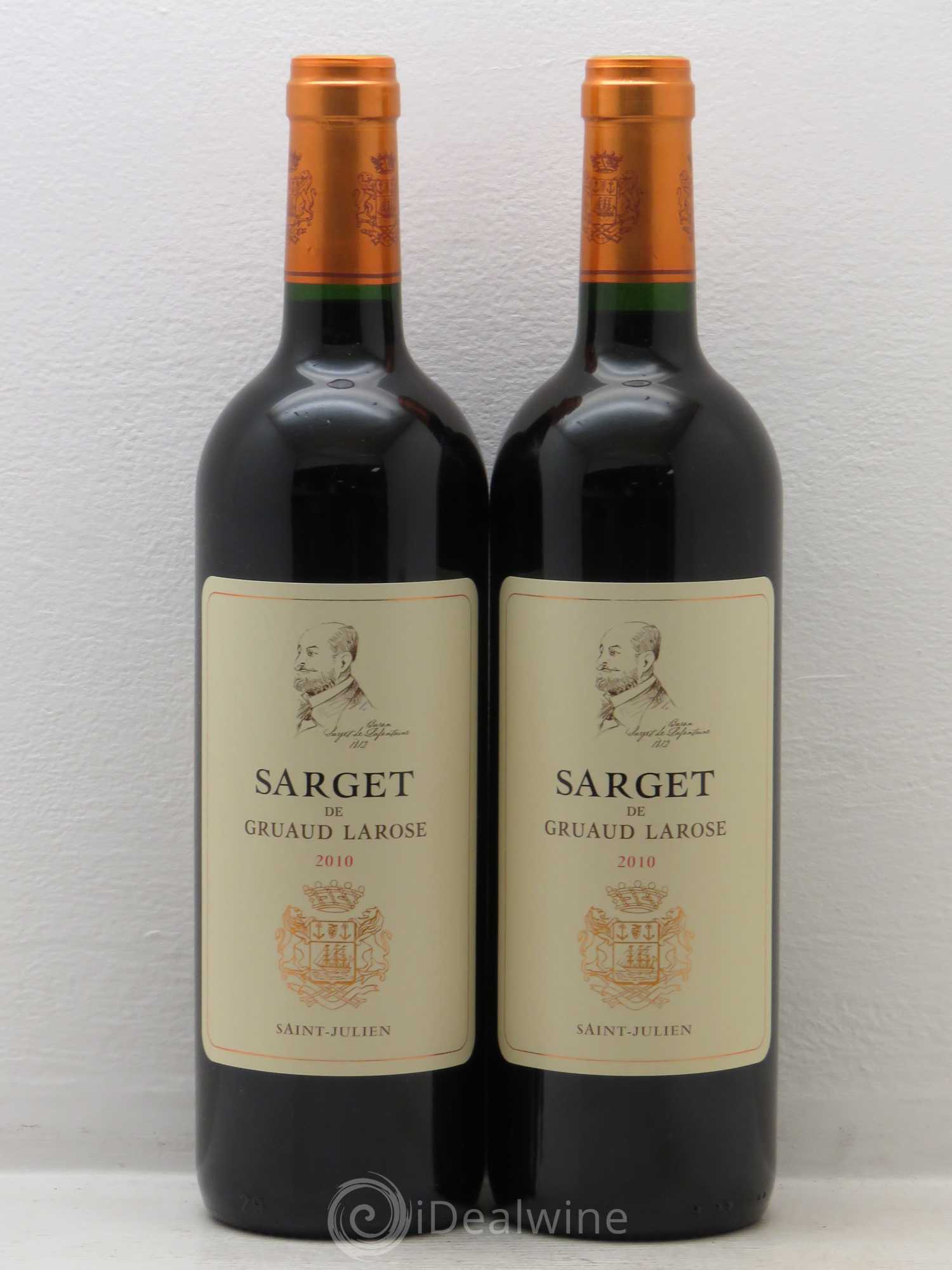 Sarget de Gruaud Larose Second Vin 2010 - Lot de 2 bouteilles - 0