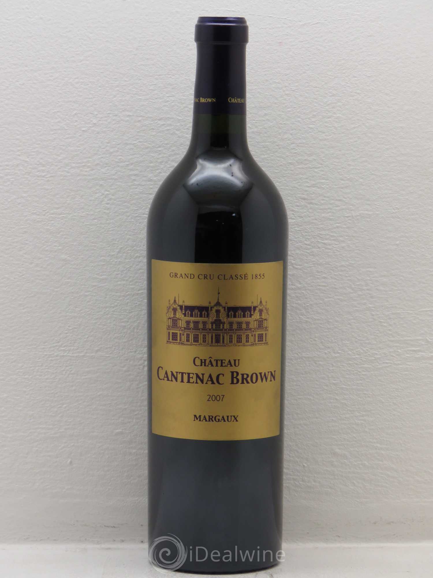 Château Cantenac Brown 3ème Grand Cru Classé 2007 - Lot de 1 bouteille - 0