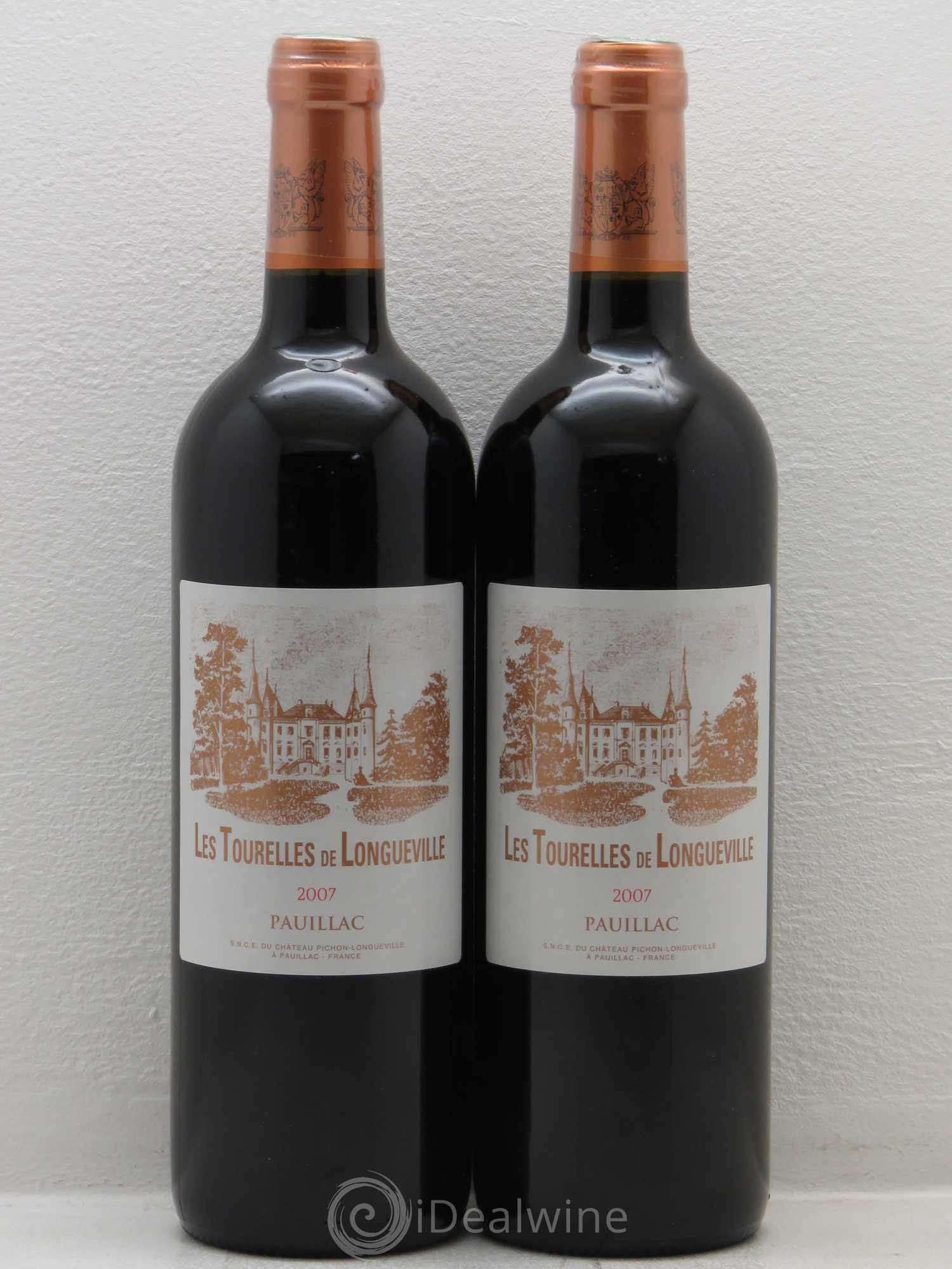 Les Tourelles de Longueville Second Vin 2007 - Lot de 2 bouteilles - 0