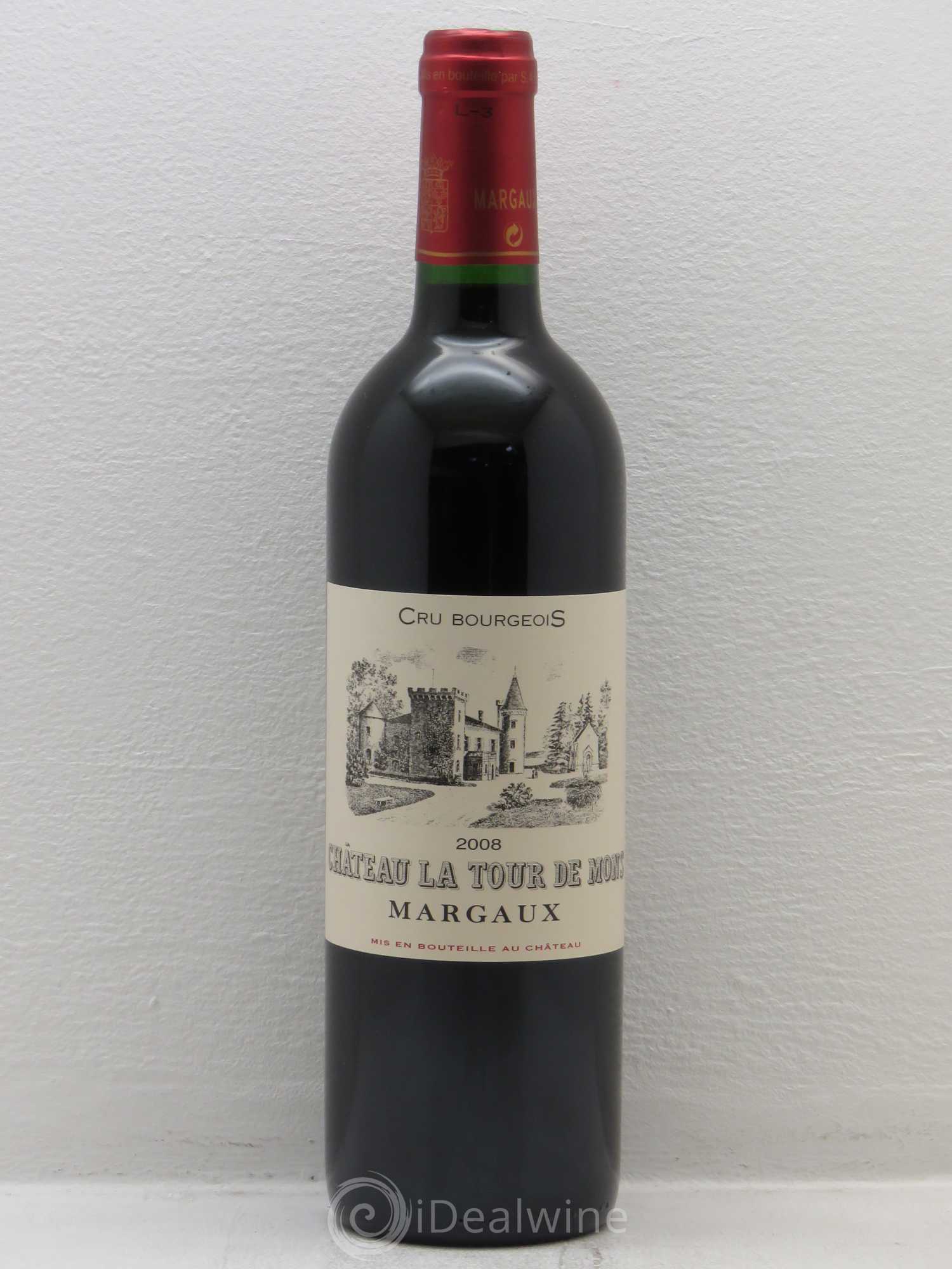 Château la Tour de Mons Cru Bourgeois 2008 - Lot de 1 bouteille - 0