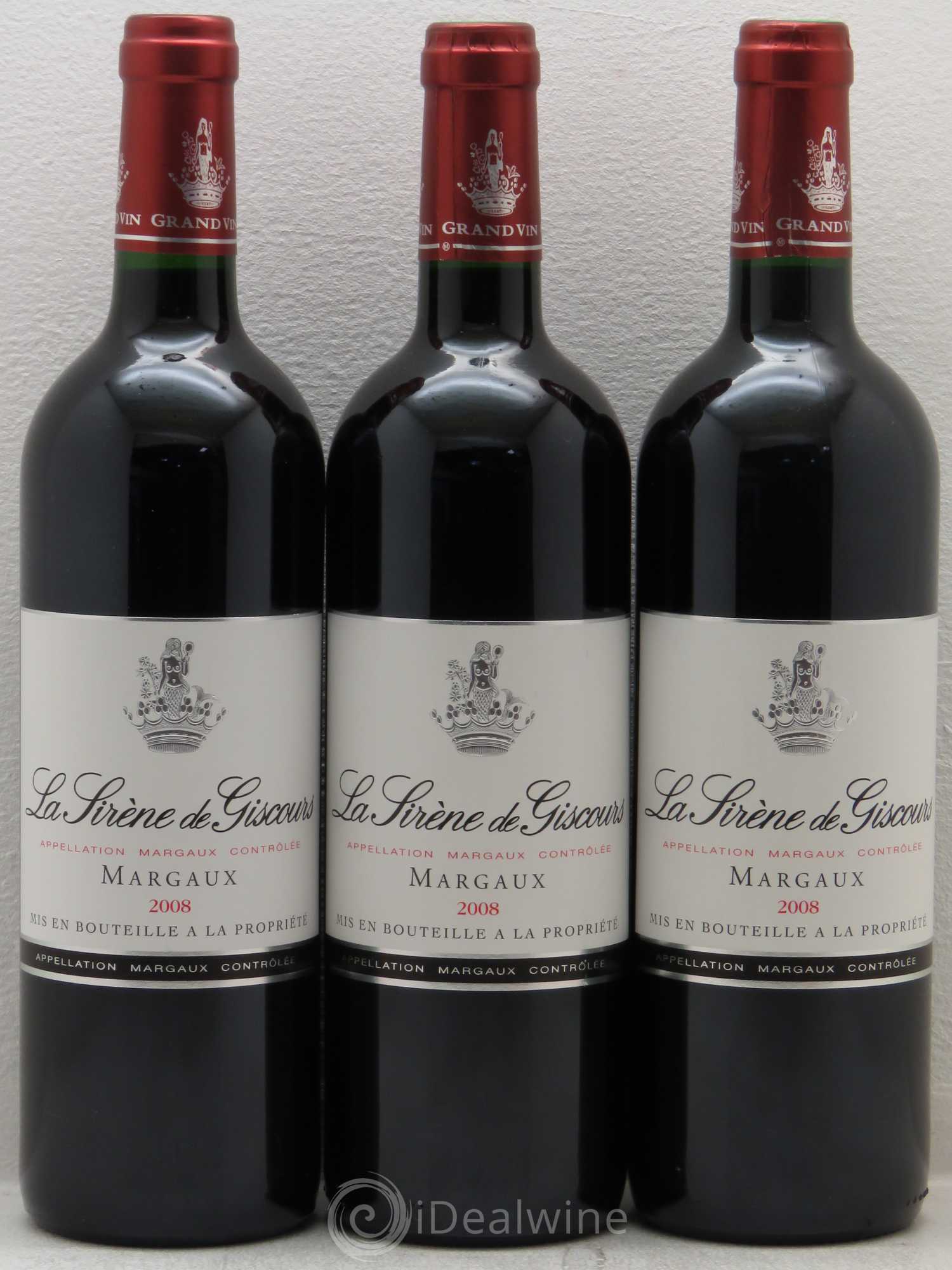La Sirène de Giscours 2008 - Lot de 3 bouteilles - 0