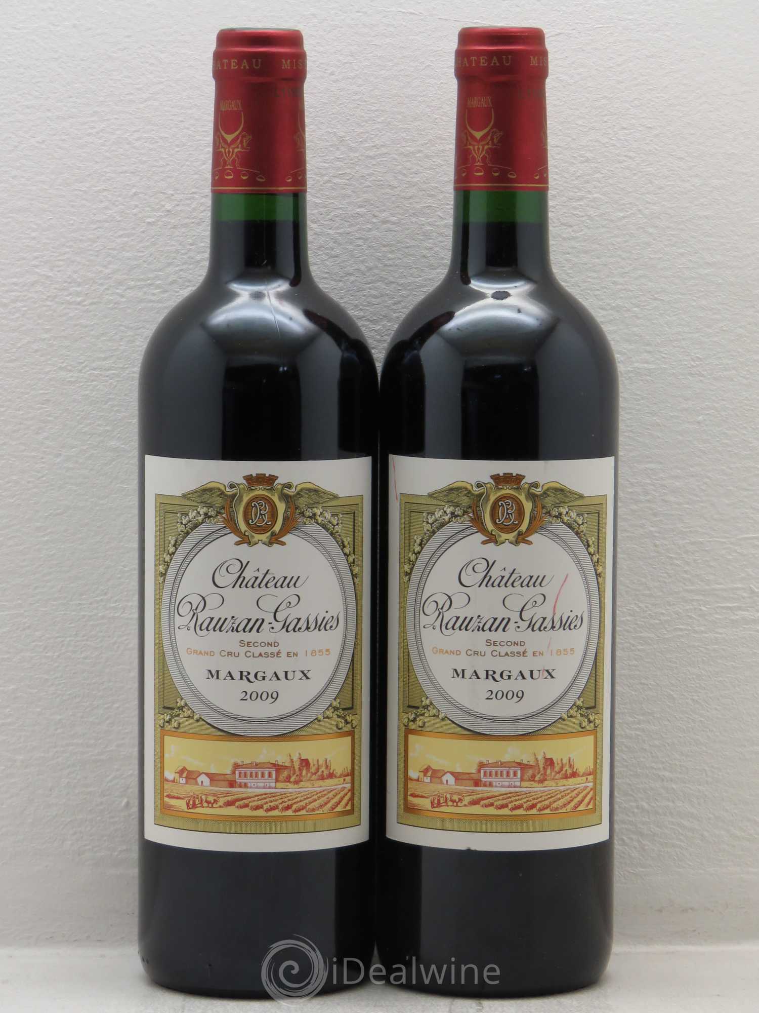 Château Rauzan-Gassies 2ème Grand Cru Classé 2009 - Lot de 2 bouteilles - 0