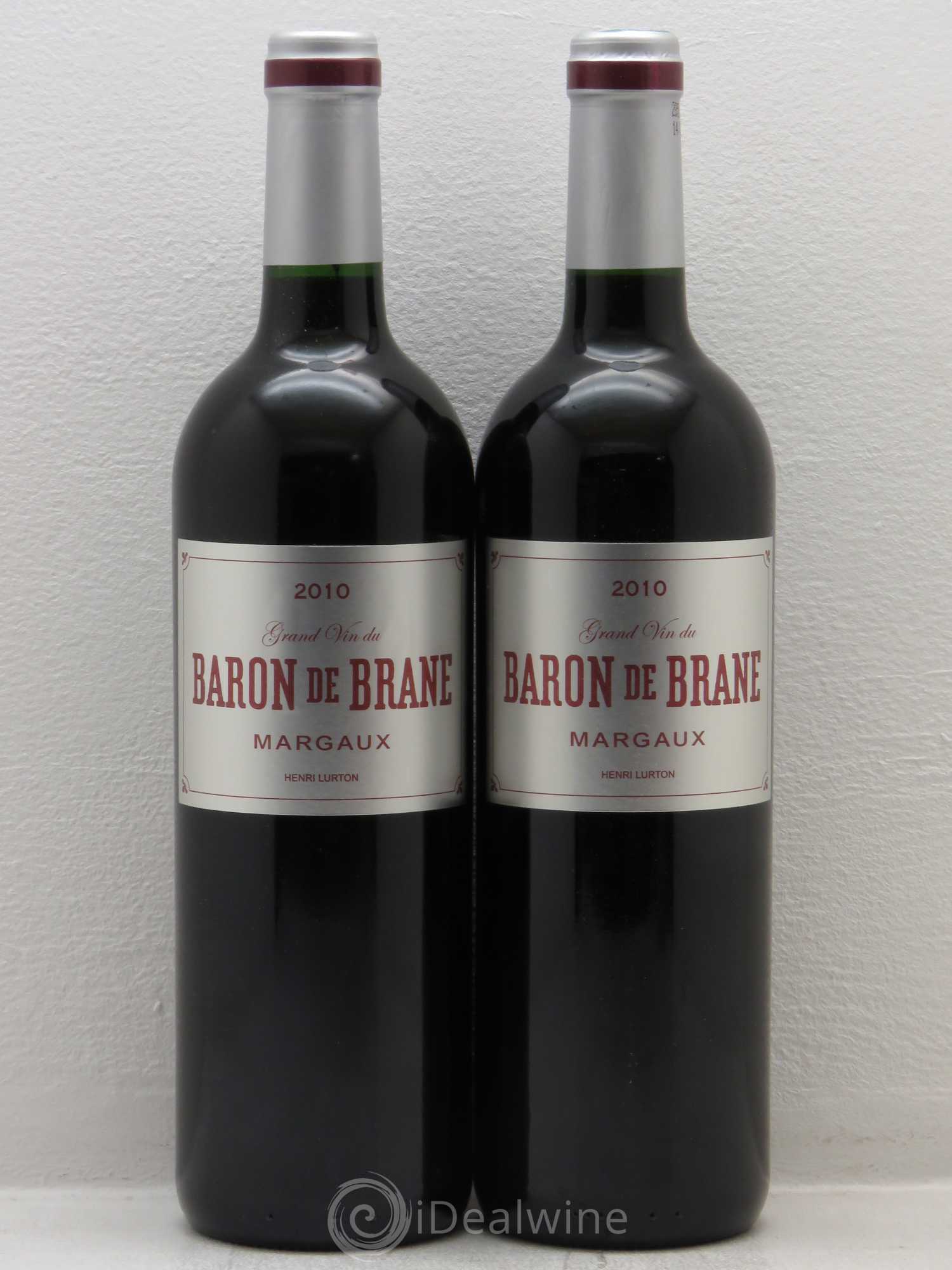 Baron de Brane Second Vin 2010 - Lot de 2 bouteilles - 0