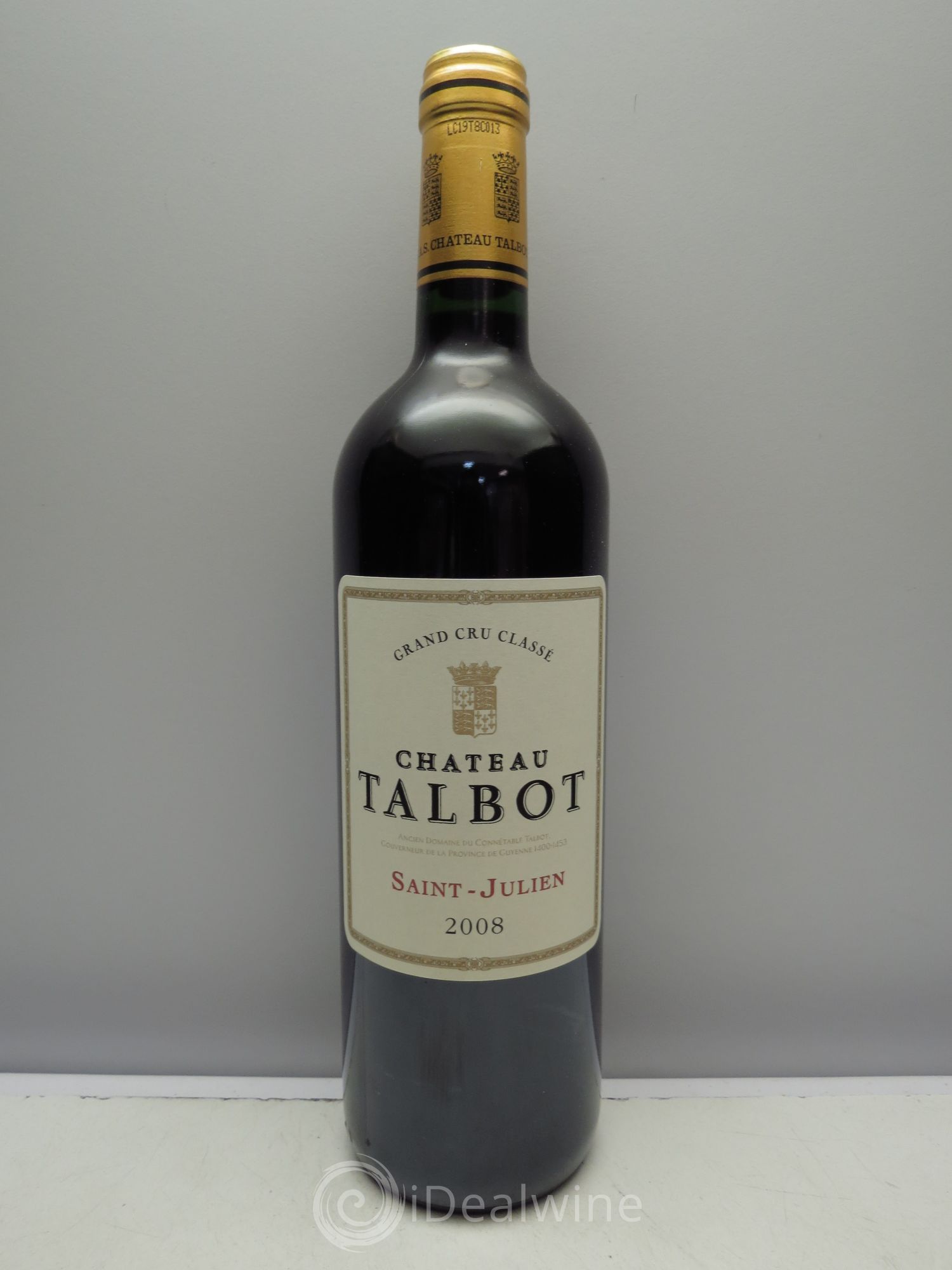 Château Talbot 4ème Grand Cru Classé 2008 - Lot de 1 bouteille - 0