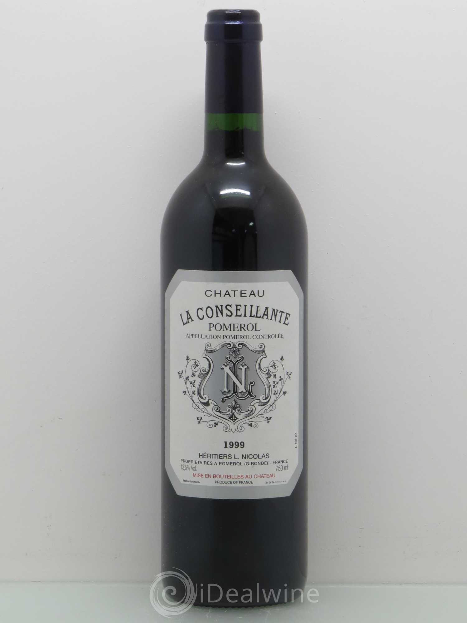 Château la Conseillante 1999 - Lot de 1 bouteille - 0