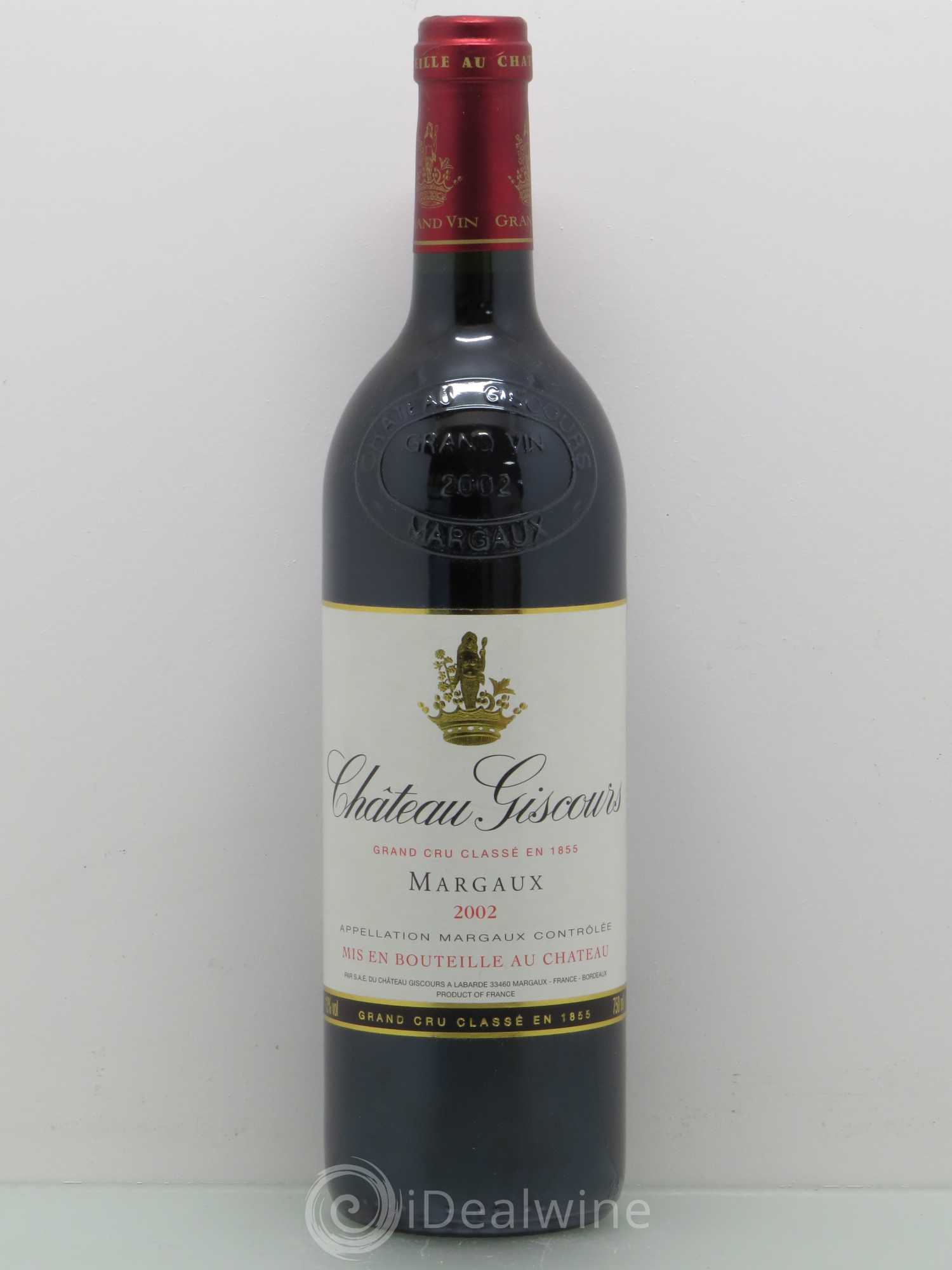 Château Giscours 3ème Grand Cru Classé 2002 - Lot de 1 bouteille - 0