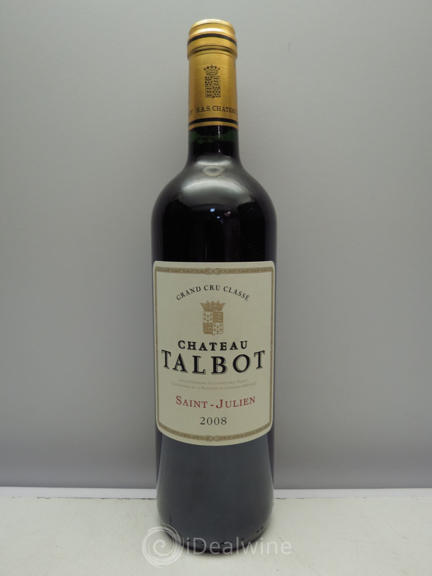 Château Talbot 4ème Grand Cru Classé 2008 - Lot de 1 bouteille - 0