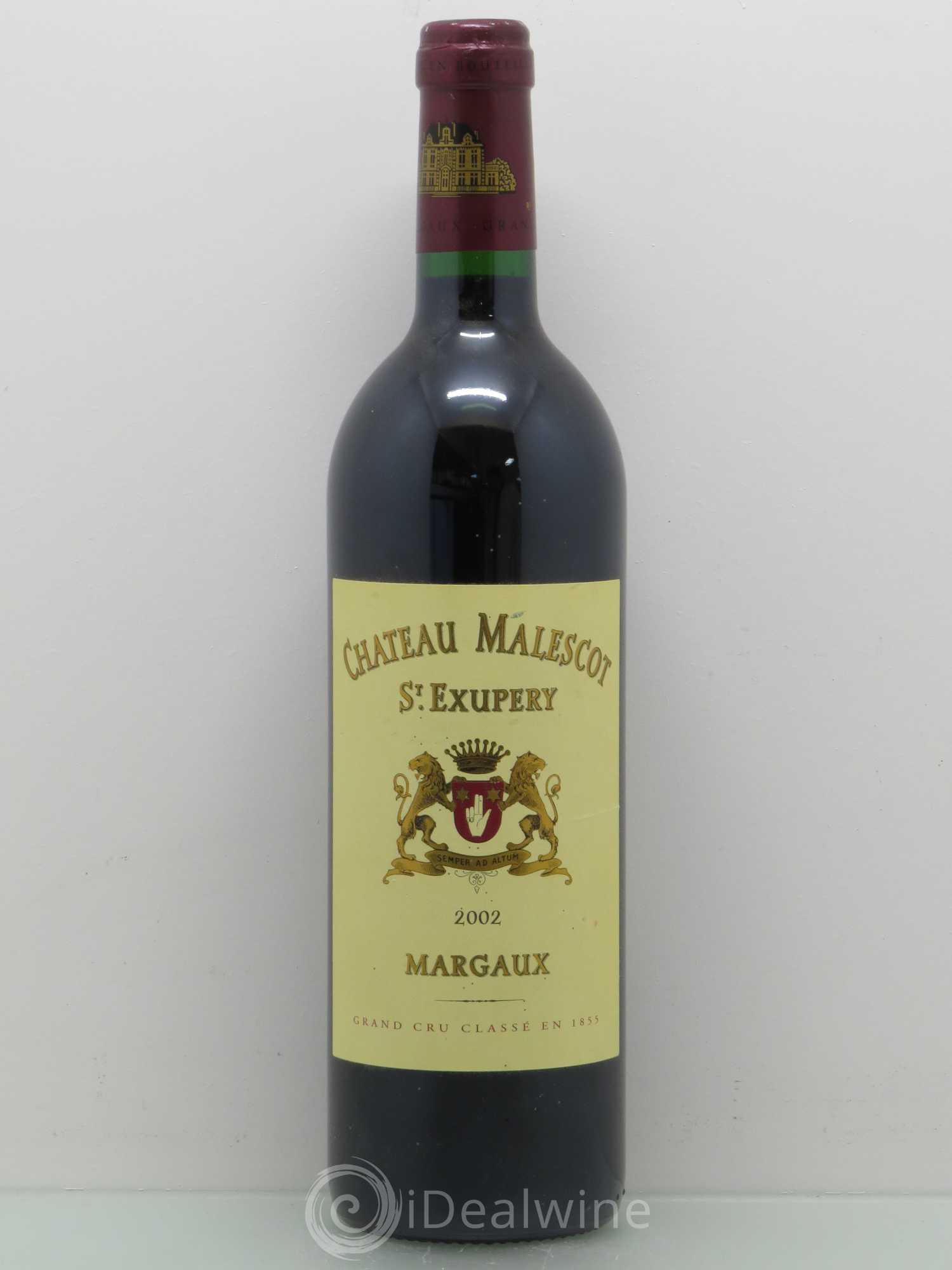 Château Malescot Saint-Exupéry 3ème Grand Cru Classé 2002 - Lot de 1 bouteille - 0