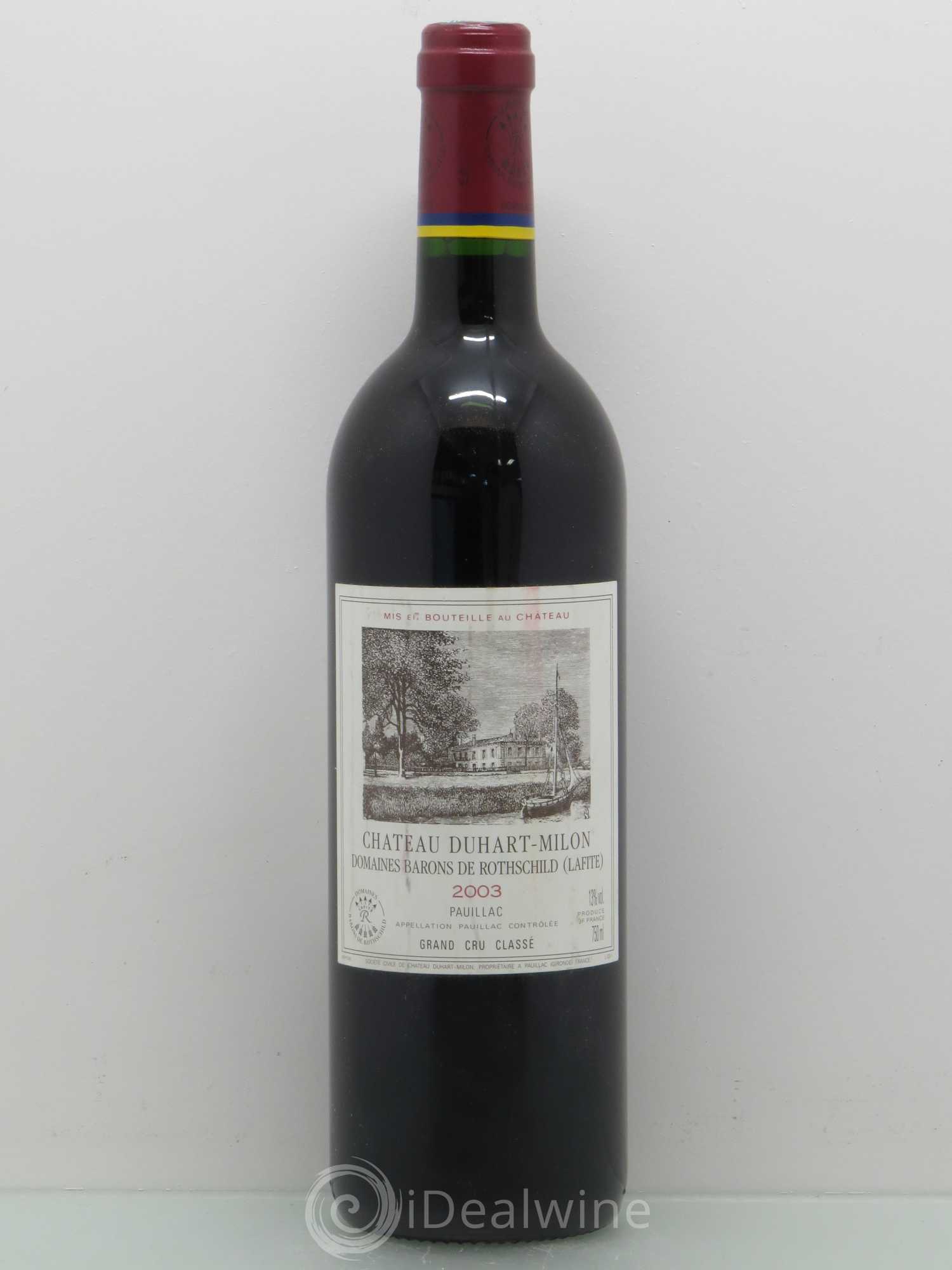 Château Duhart-Milon 4ème Grand Cru Classé 2003 - Lot de 1 bouteille - 0