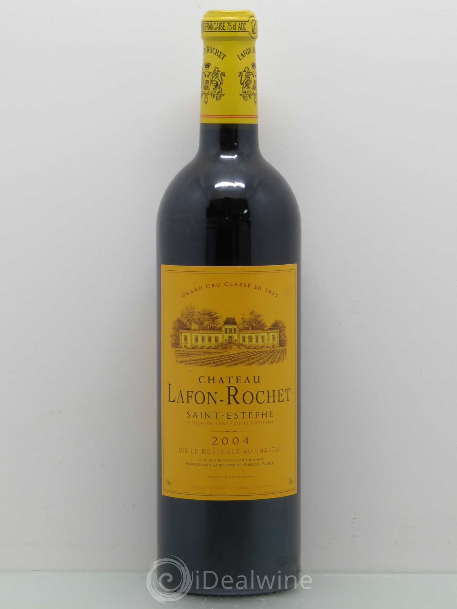 Château Lafon Rochet 4ème Grand Cru Classé 2004 - Lot de 1 bouteille - 0