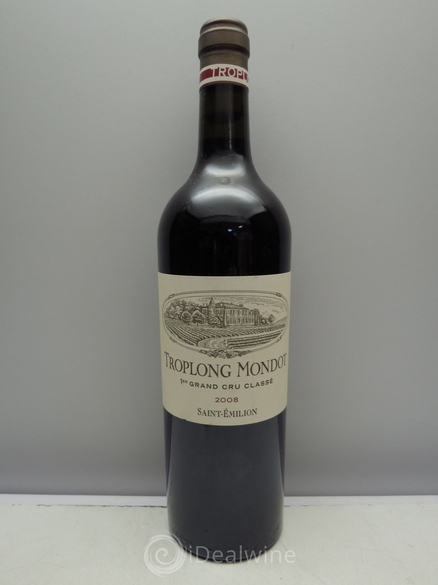 Château Troplong Mondot 1er Grand Cru Classé B 2008 - Lot de 1 bouteille - 0