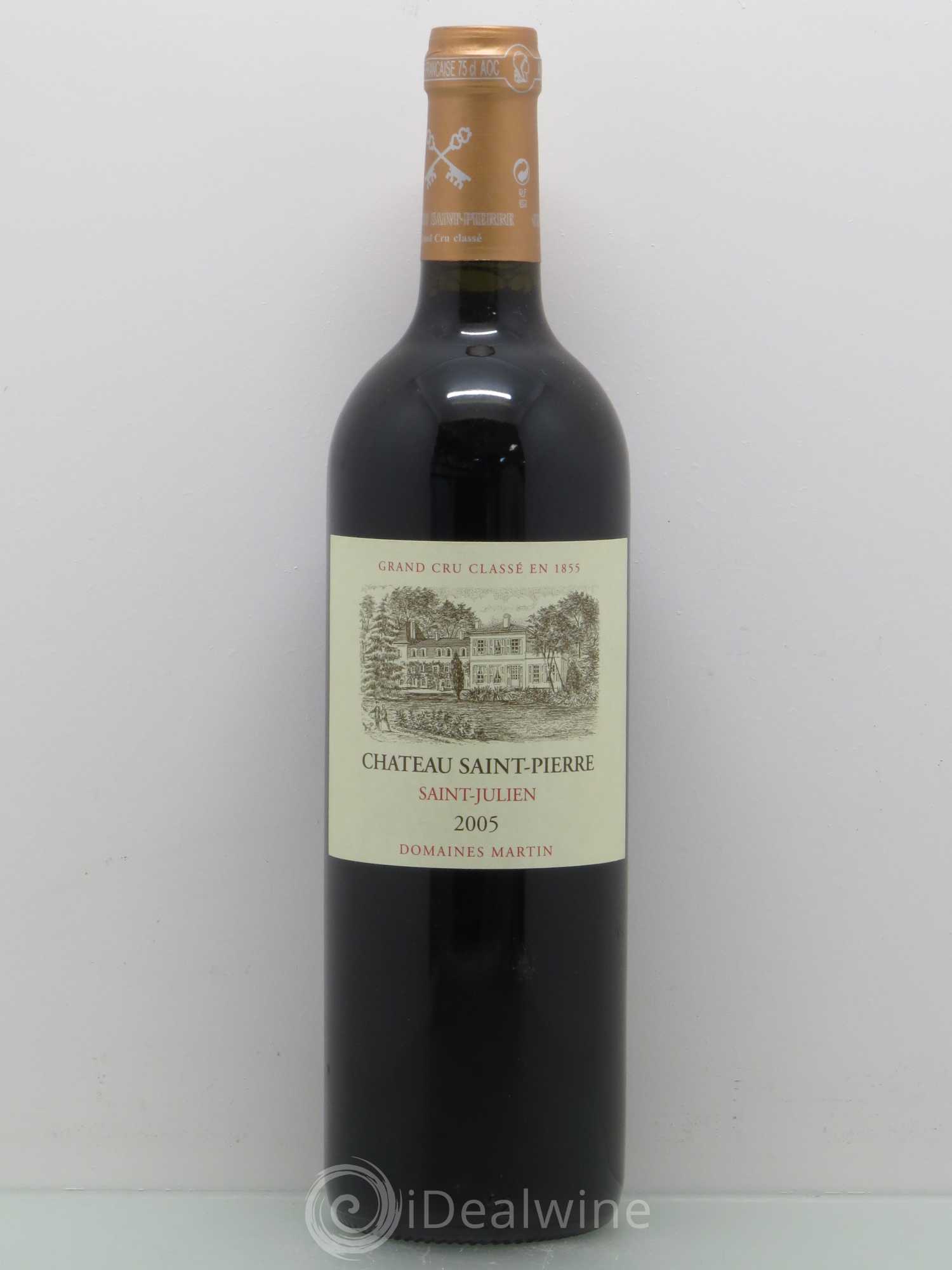 Château Saint-Pierre 4ème Grand Cru Classé 2005 - Lot de 1 bouteille - 0