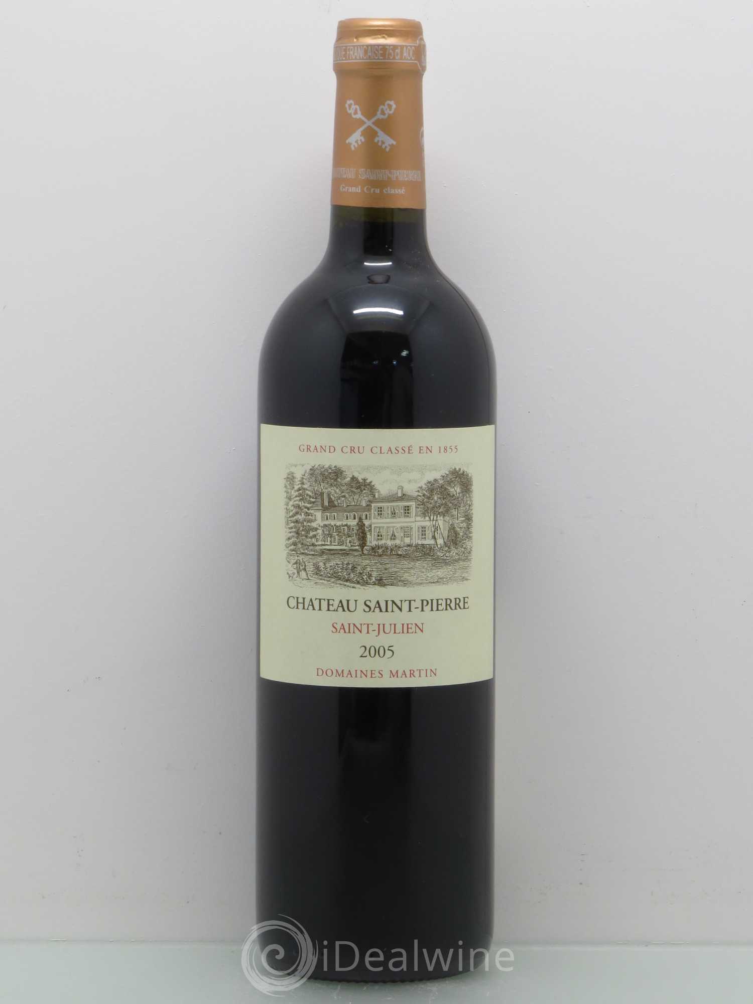 Château Saint-Pierre 4ème Grand Cru Classé 2005 - Lot de 1 bouteille - 0