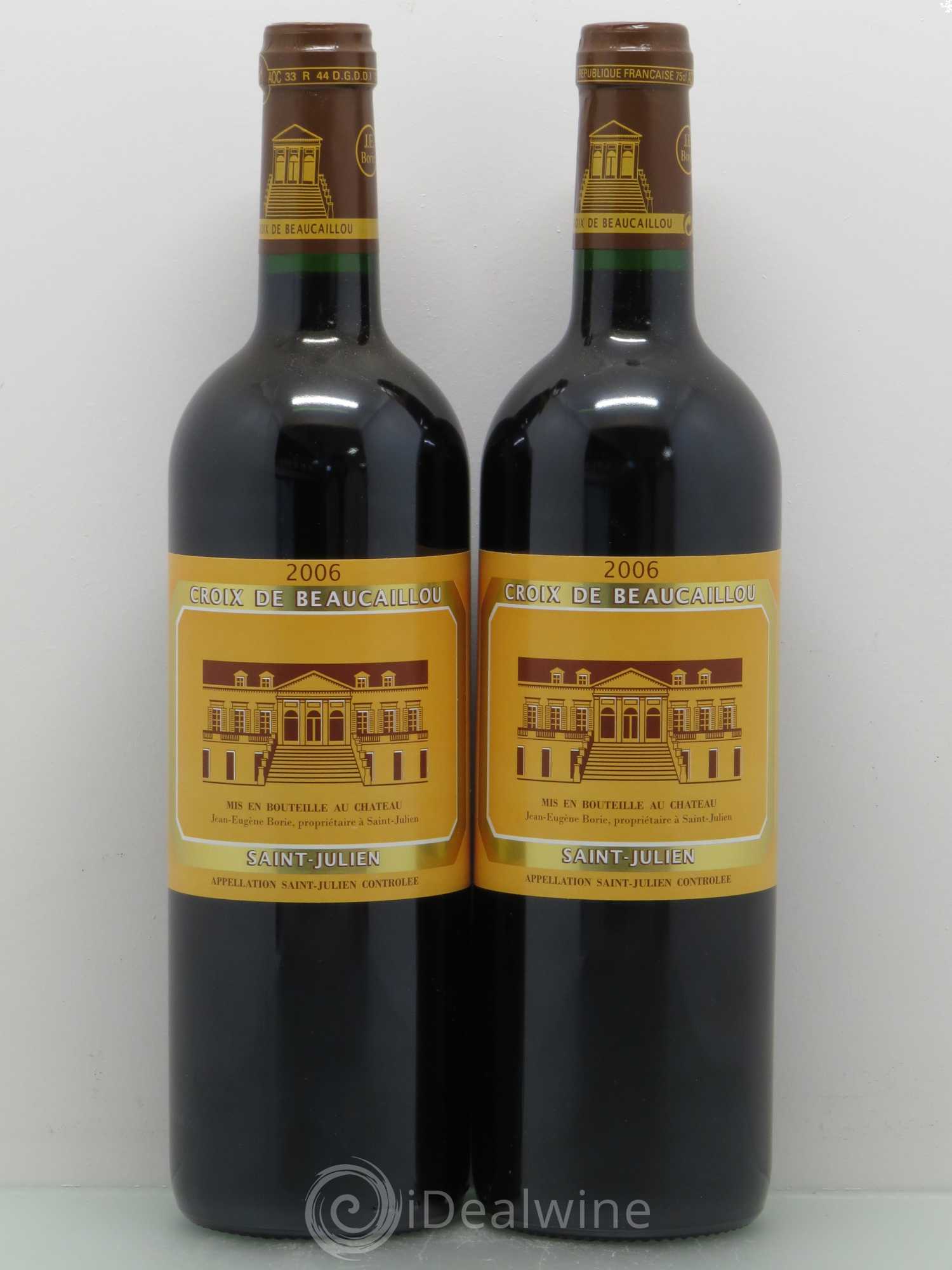 La Croix de Beaucaillou Second Vin 2006 - Lot de 2 bouteilles - 0