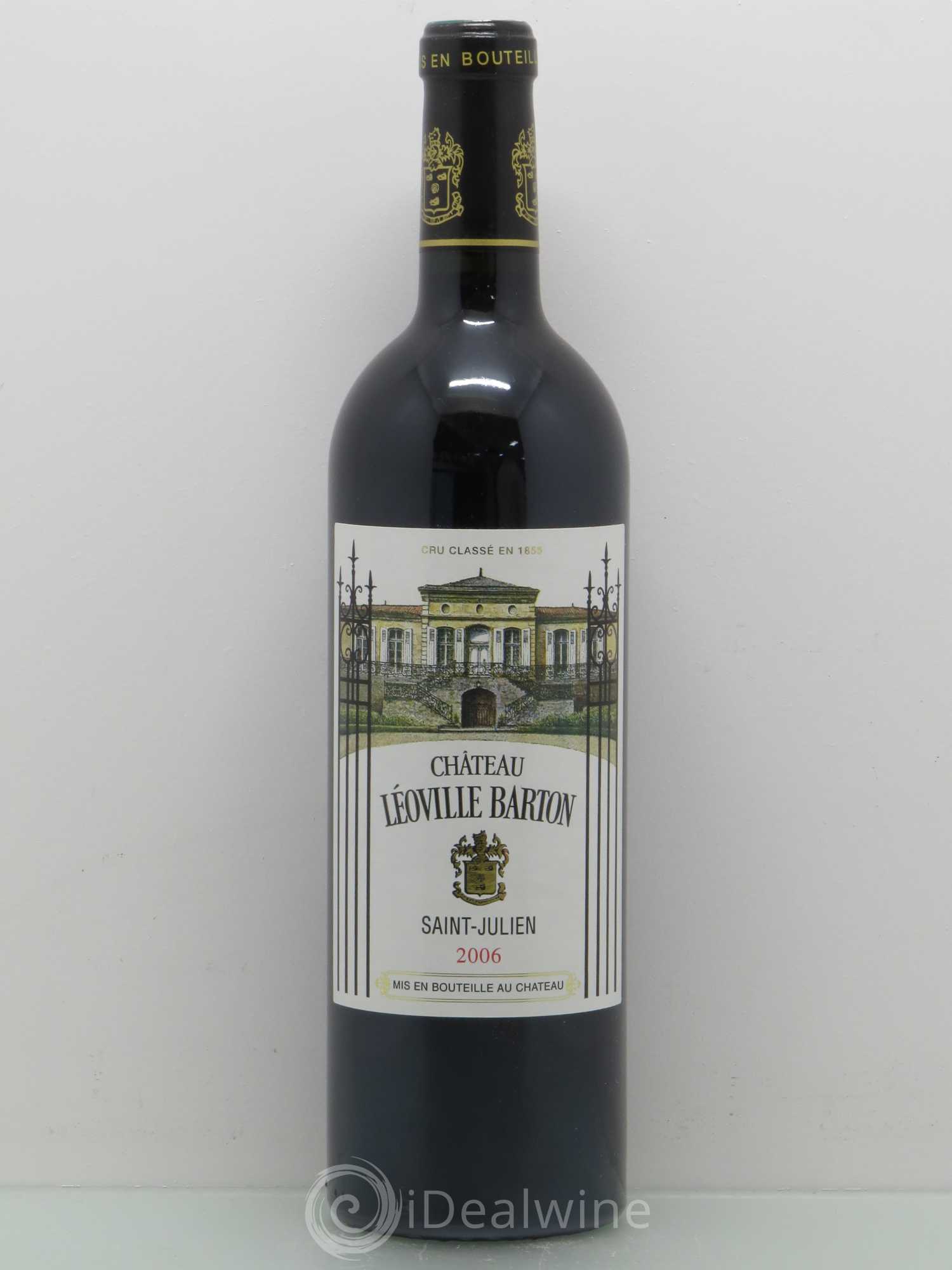 Château Léoville Barton 2ème Grand Cru Classé 2006 - Lot de 1 bouteille - 0