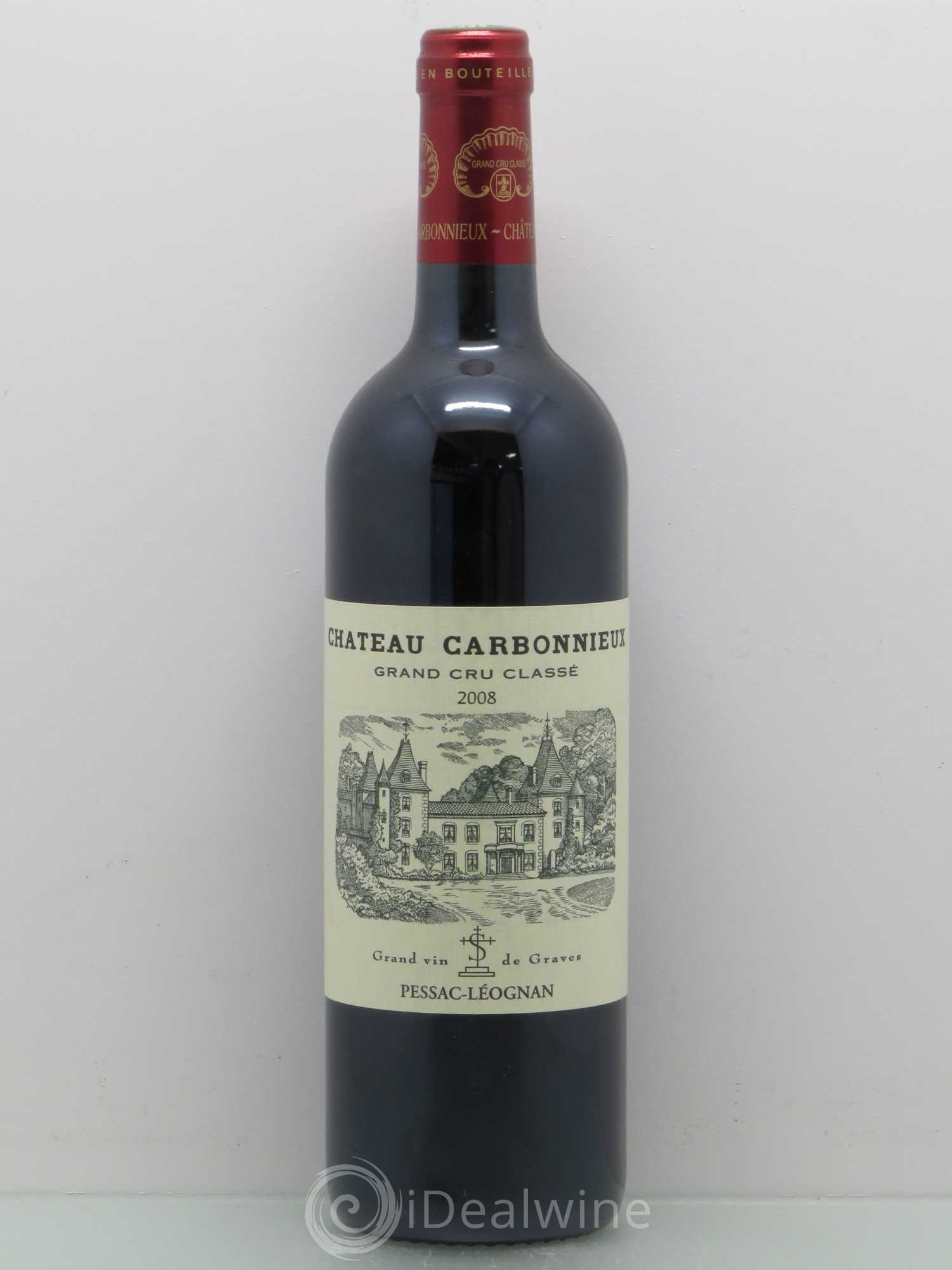Château Carbonnieux Cru Classé de Graves 2008 - Lot de 1 bouteille - 0
