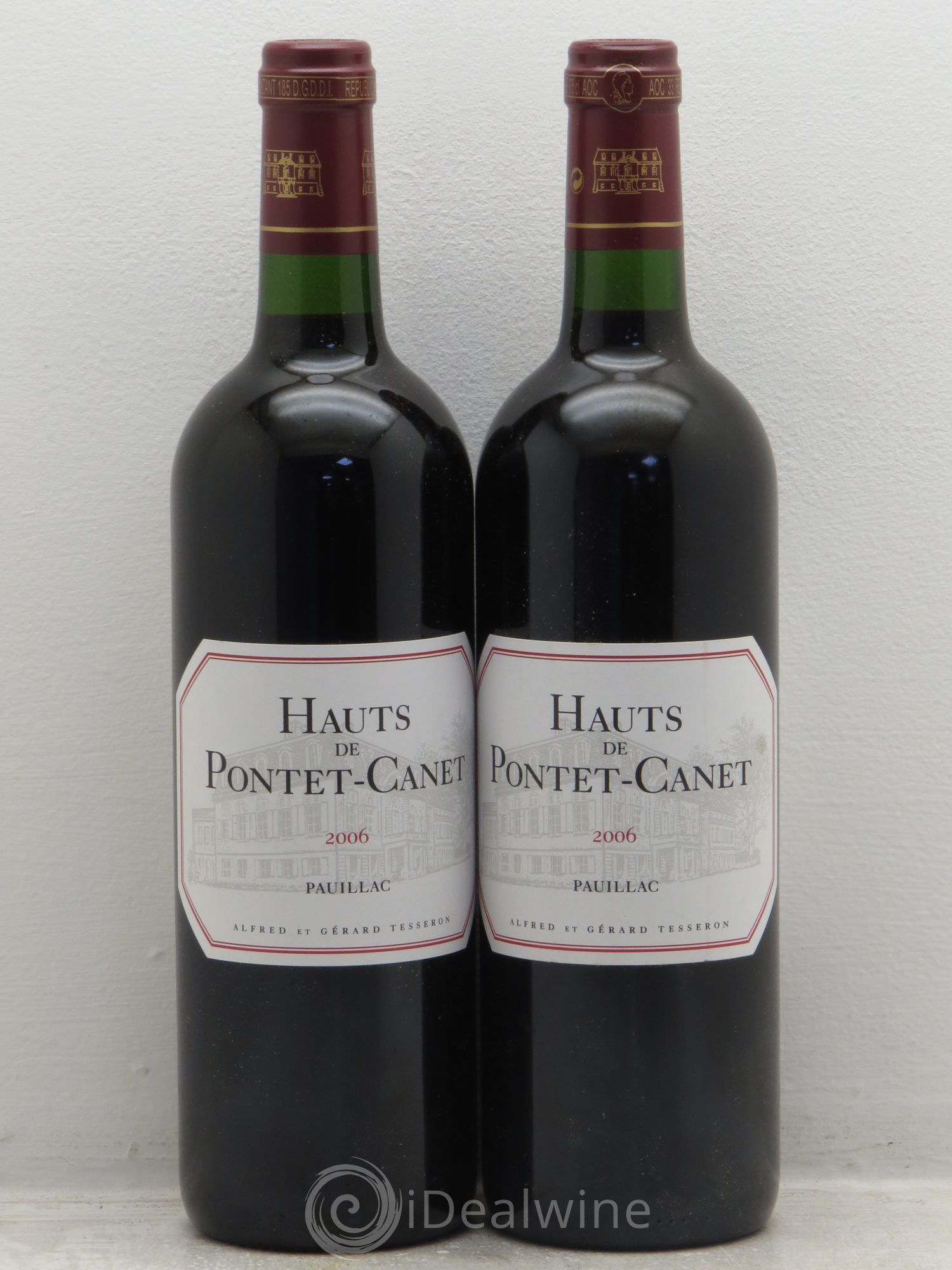 Les Hauts de Pontet-Canet Second Vin 2006 - Lot de 2 bouteilles - 0