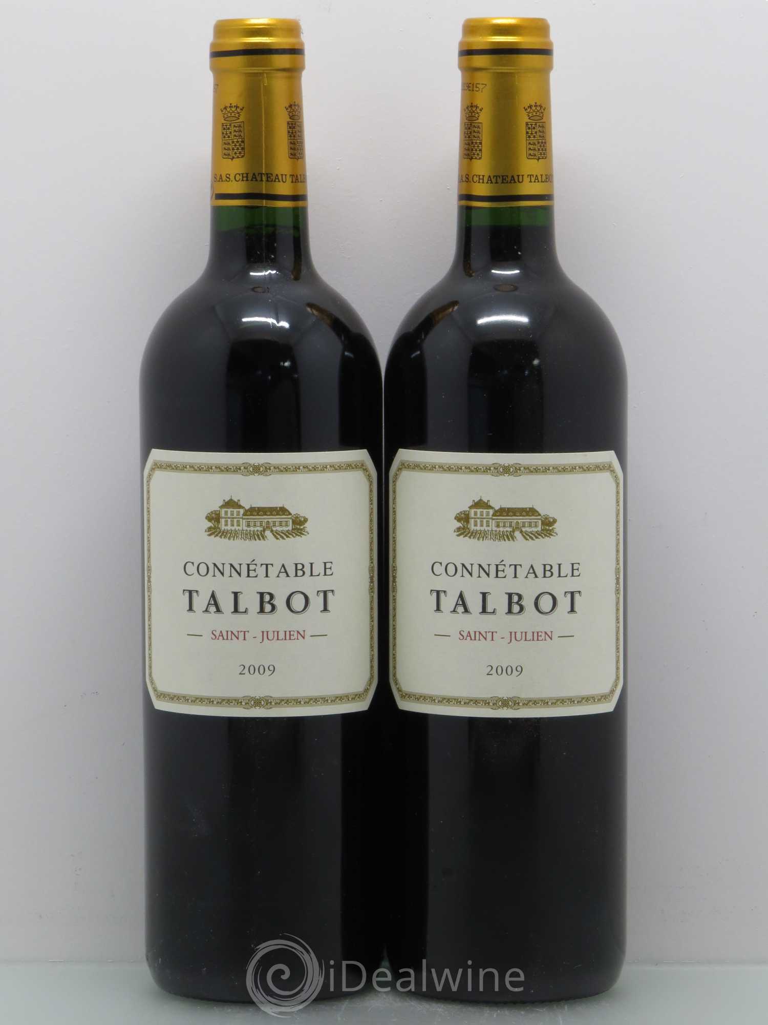 Connétable de Talbot Second Vin 2009 - Lot de 2 bouteilles - 0