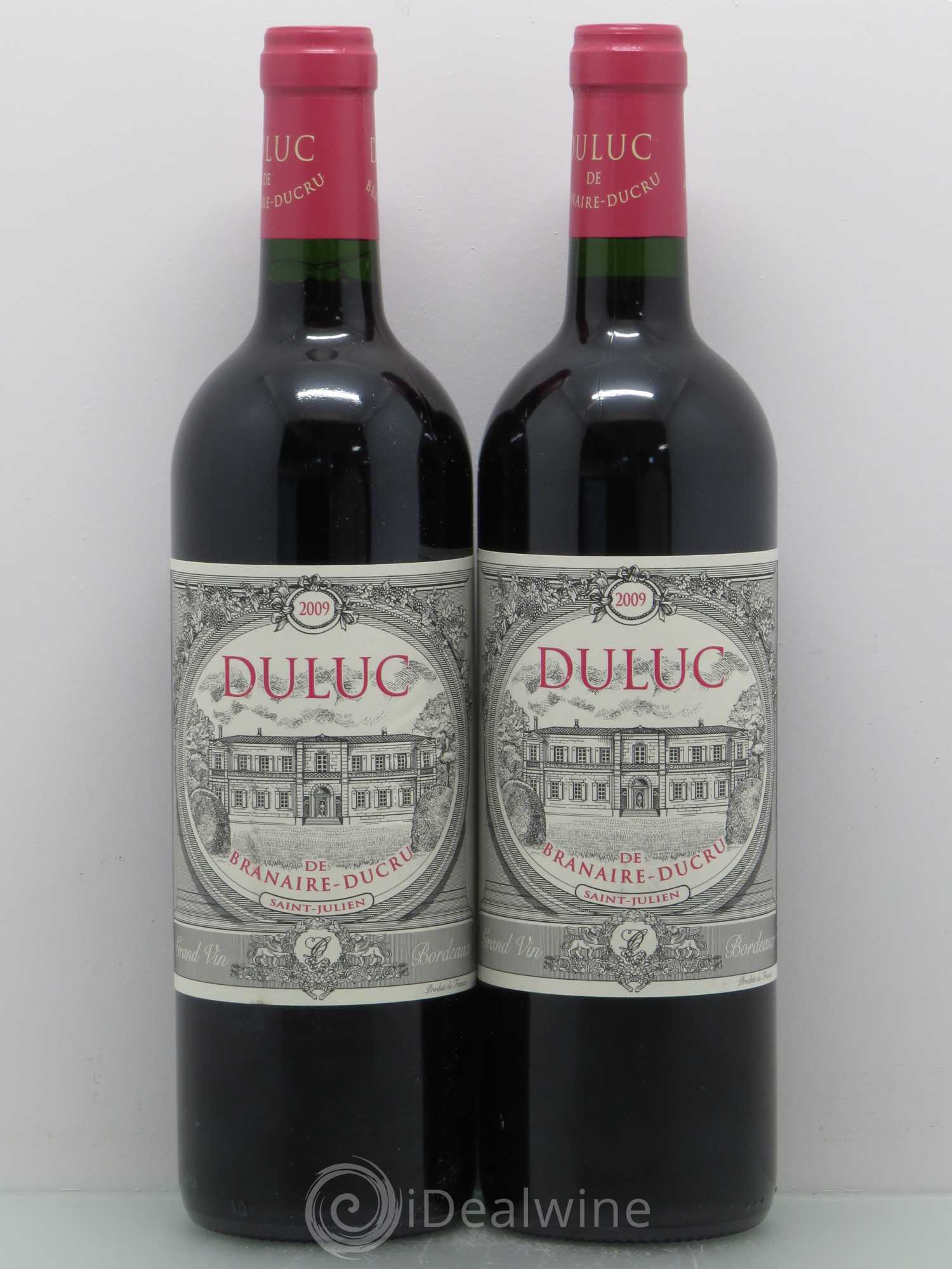 Duluc de Branaire Second Vin 2009 - Lot de 2 bouteilles - 0